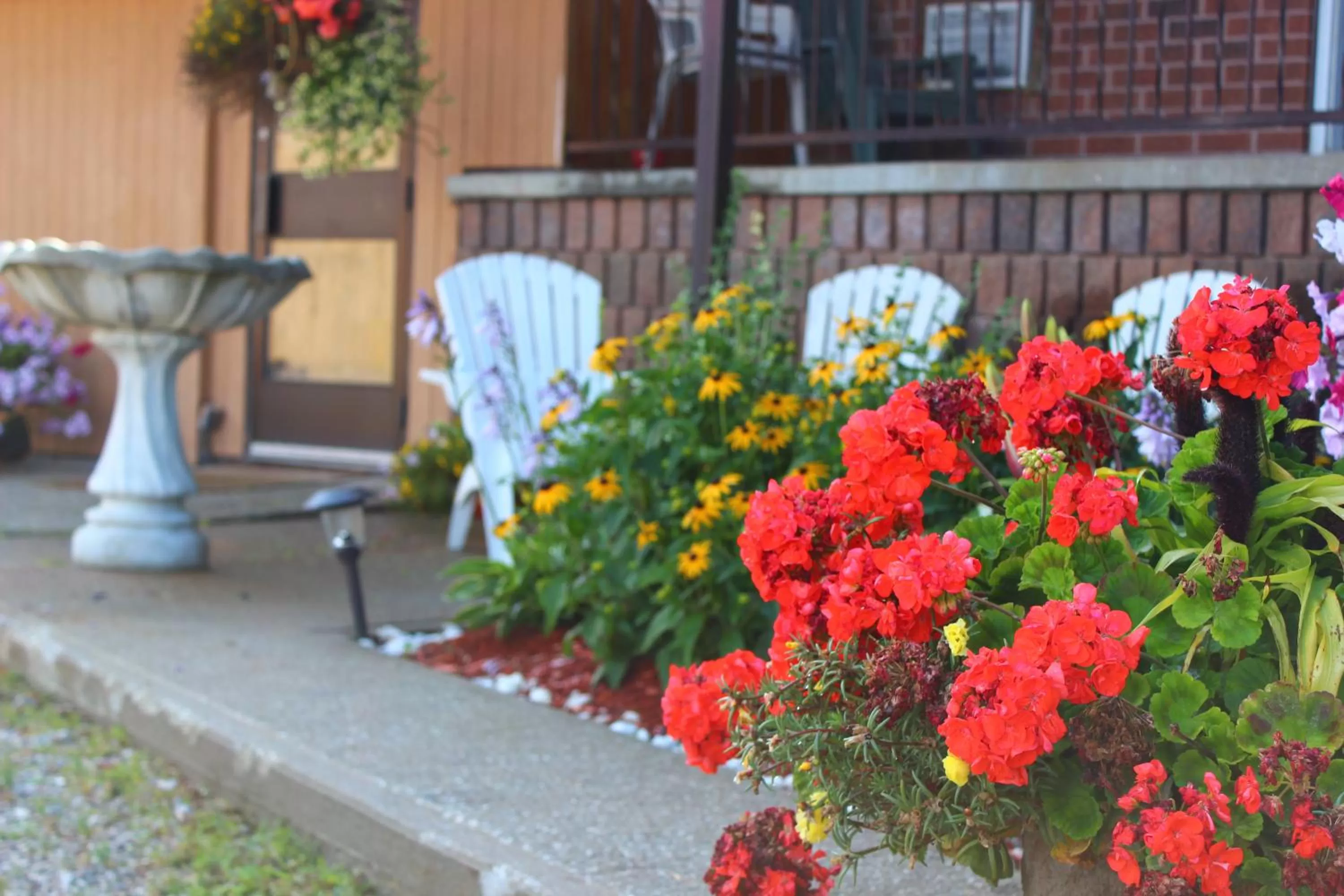 Patio in Hawberry Motel