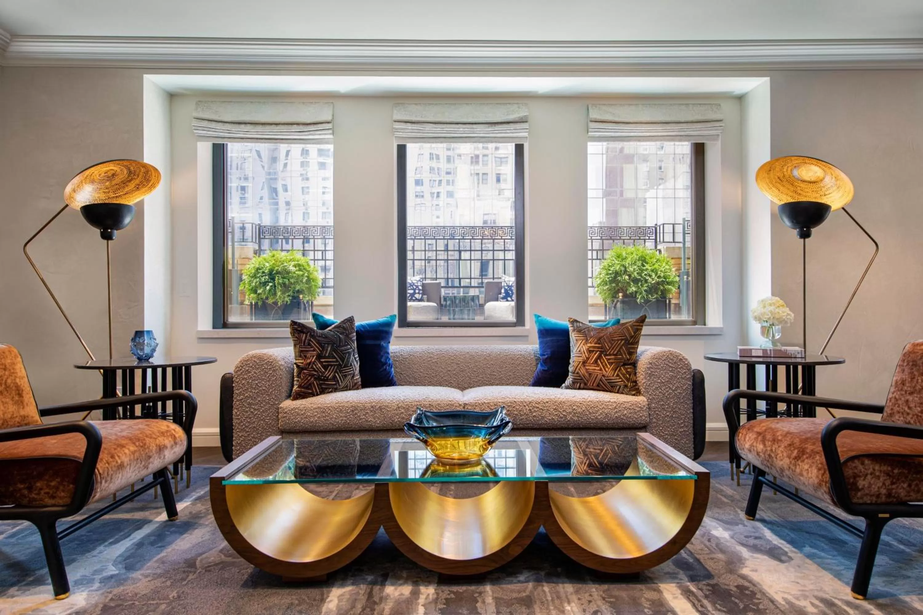 Living room in JW Marriott Essex House New York