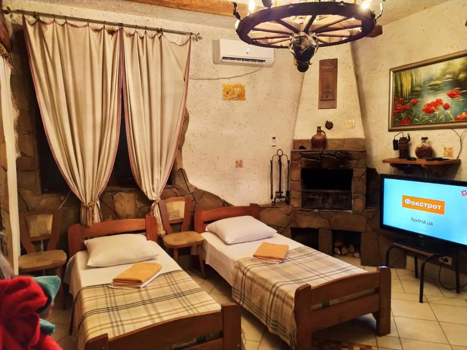 Bed in Inn Khlibodarskiy