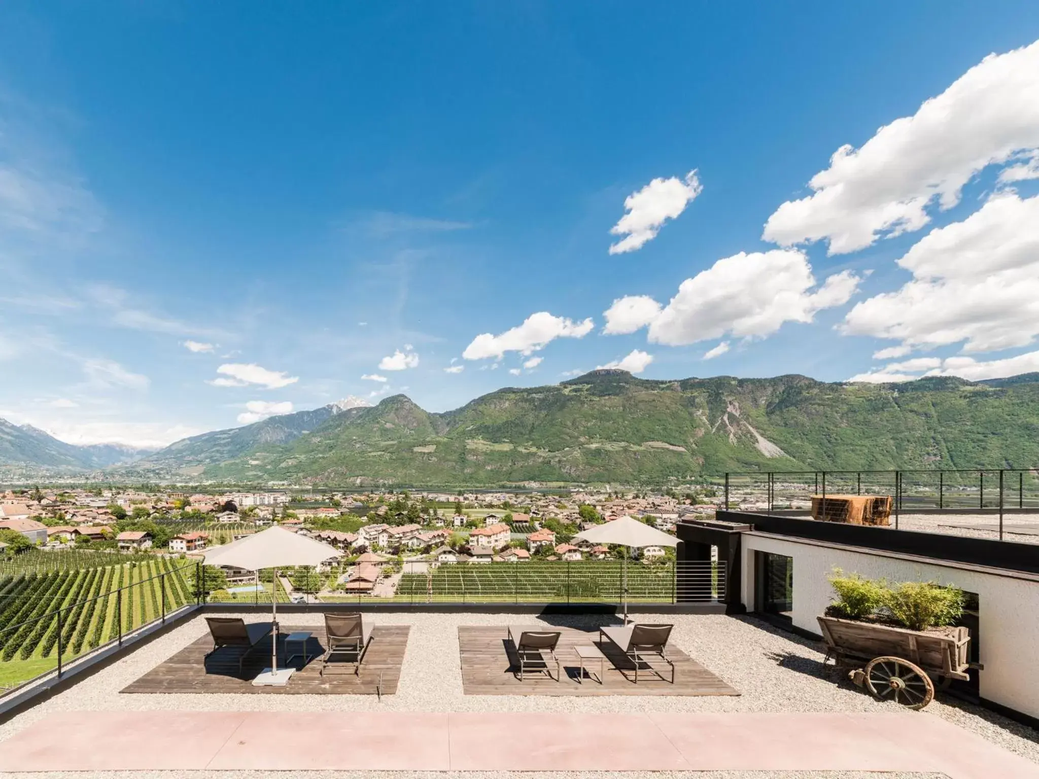 View (from property/room), Mountain View in Garni Hotel Katzenthalerhof