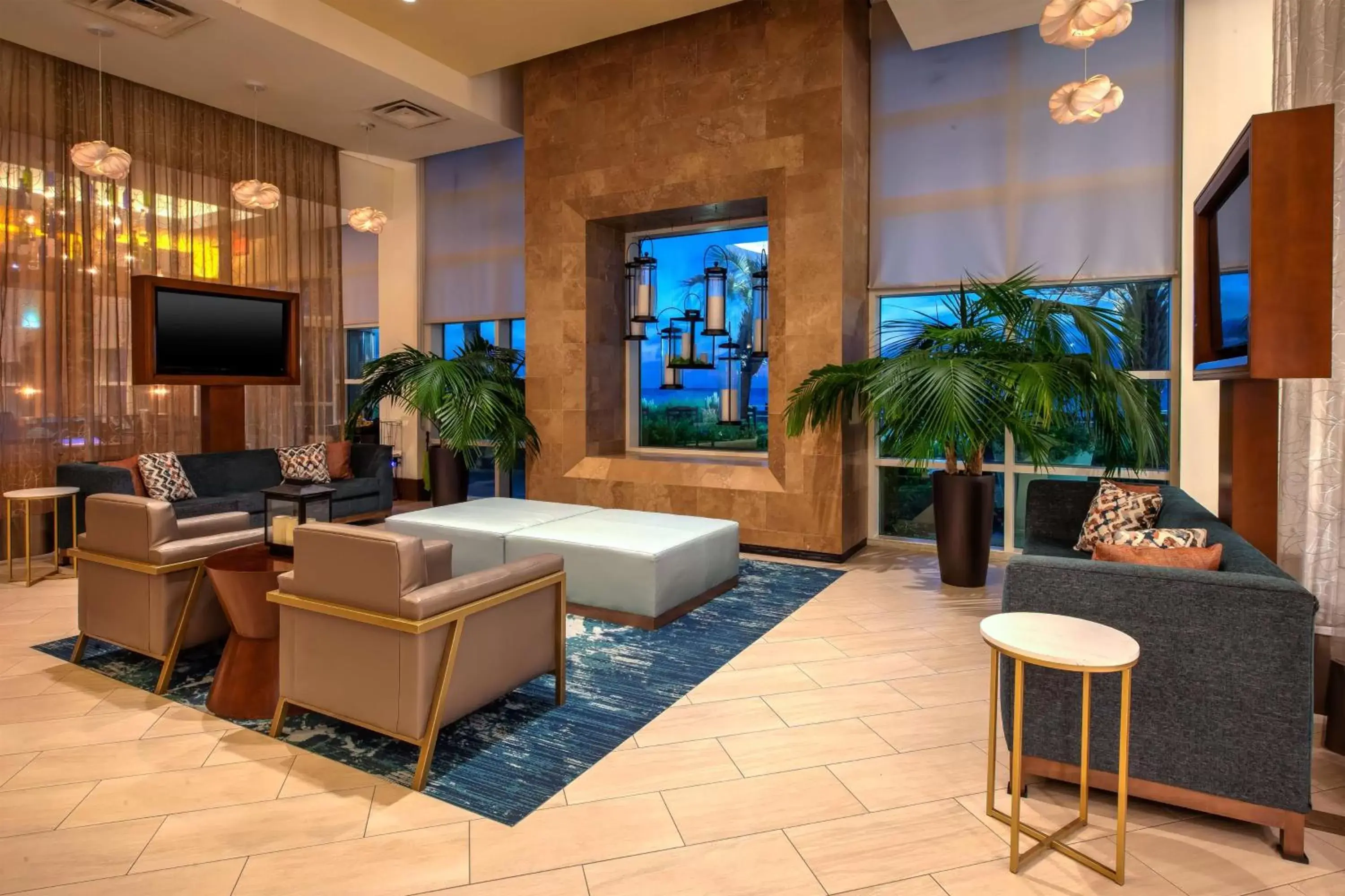 Lobby or reception, Seating Area in Hilton Garden Inn Virginia Beach Oceanfront