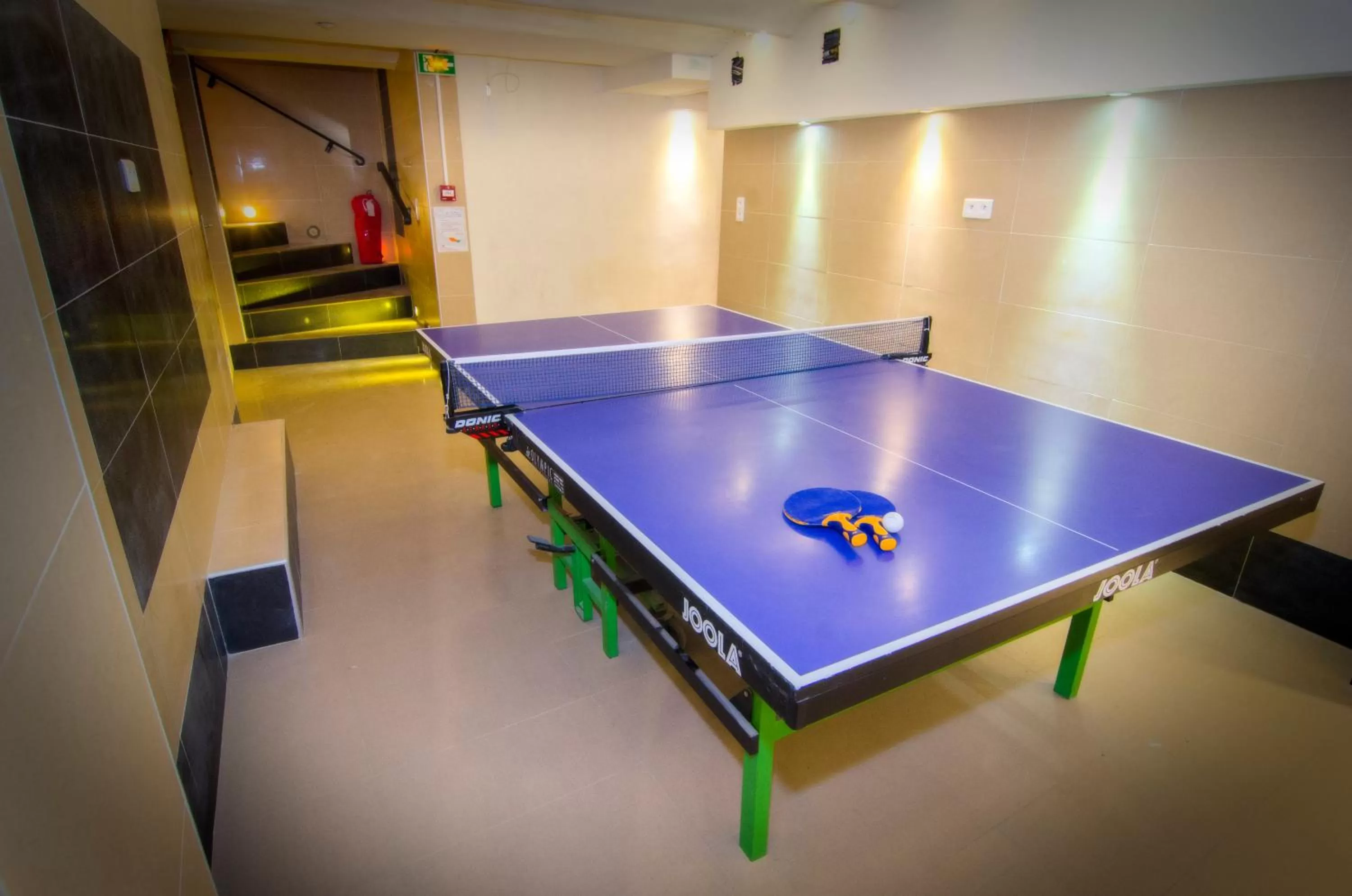 Table tennis in Villa Saint Exupery Beach Hostel