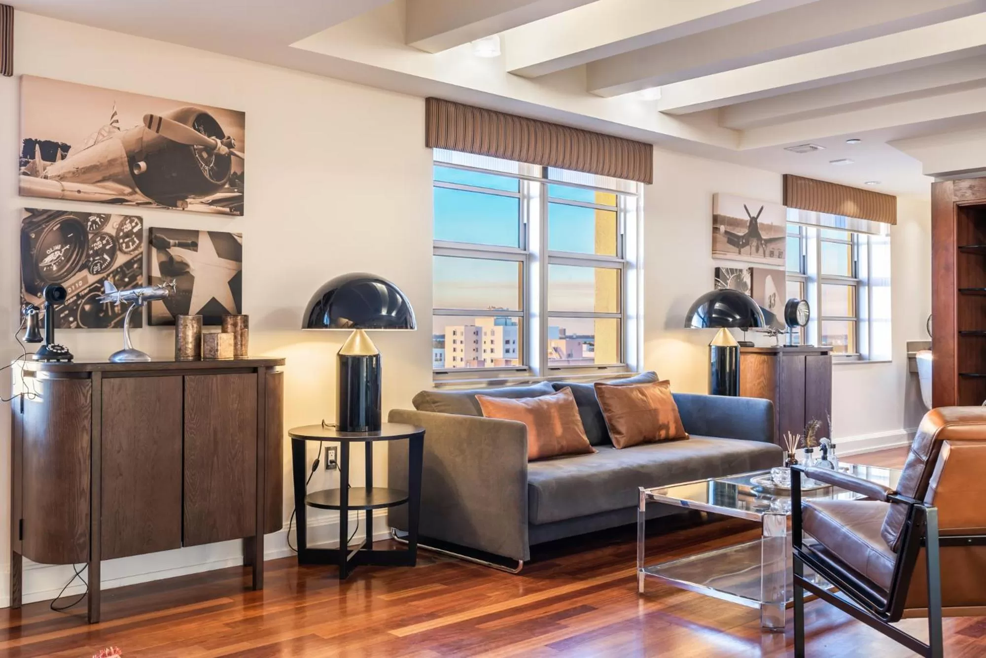 Living room in National Hotel, An Adult Only Oceanfront Resort