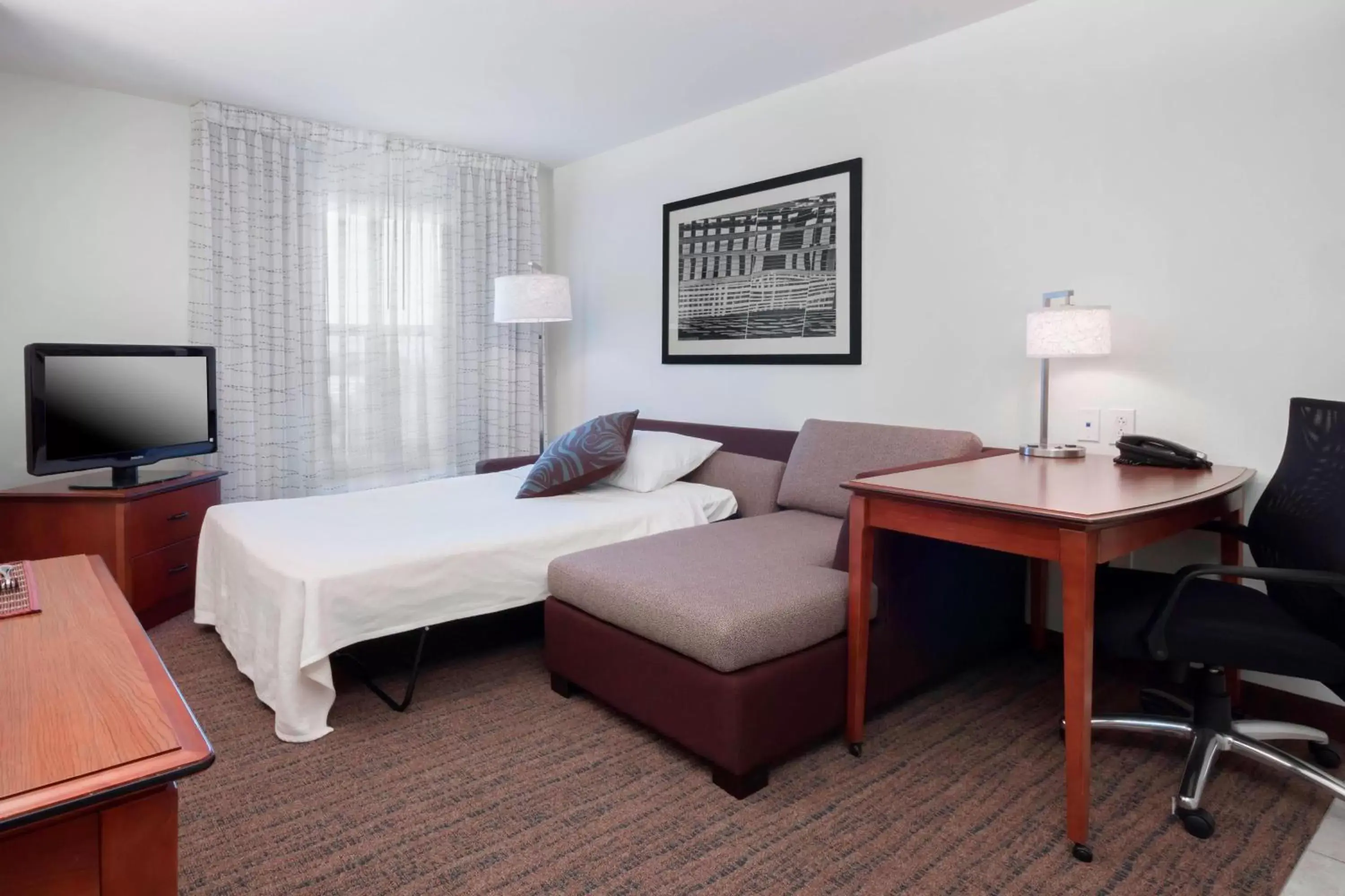 Living room, Bed in Residence Inn by Marriott San Antonio North Stone Oak