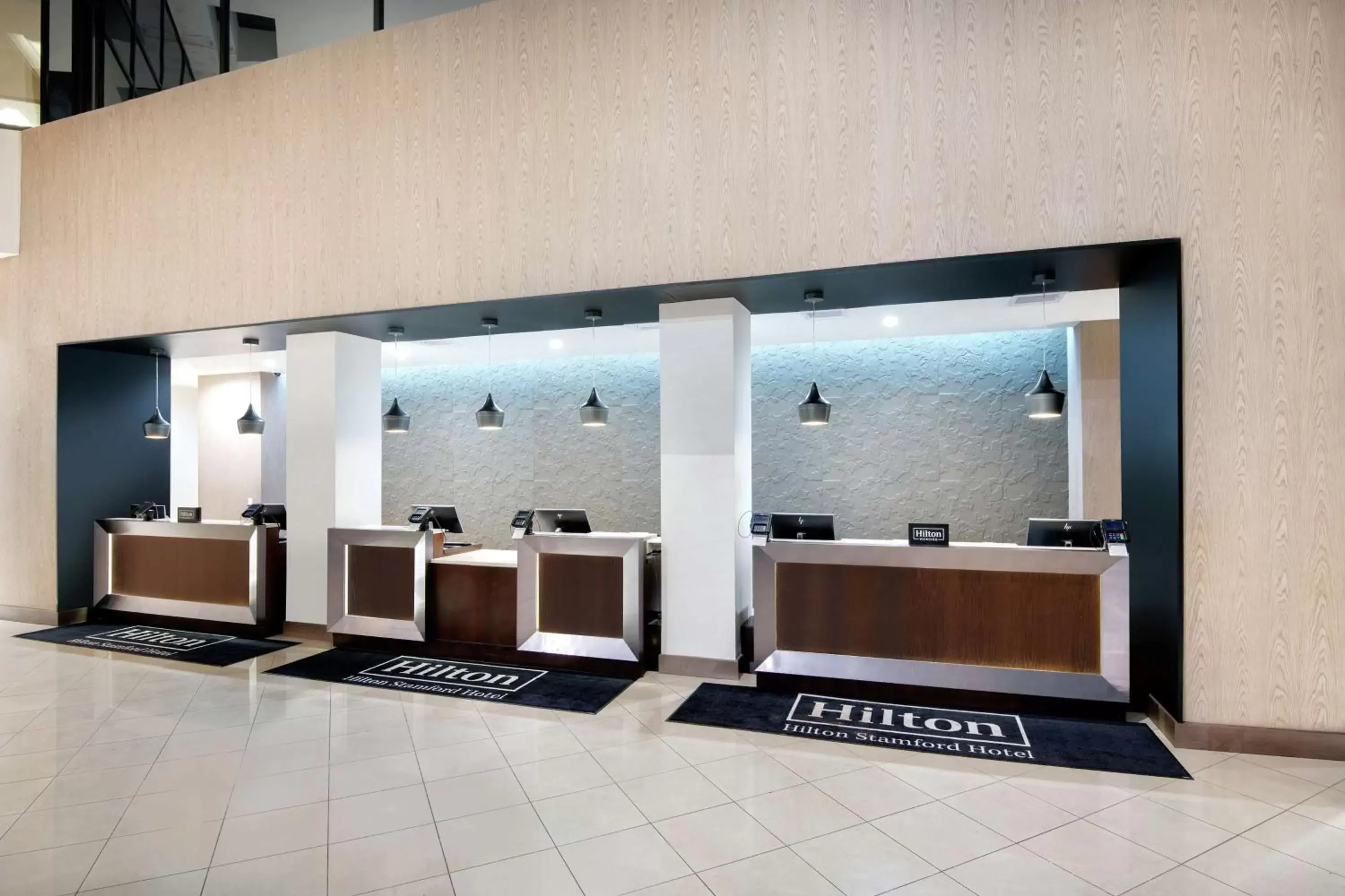 Lobby or reception in Hilton Stamford Hotel & Executive Meeting Center
