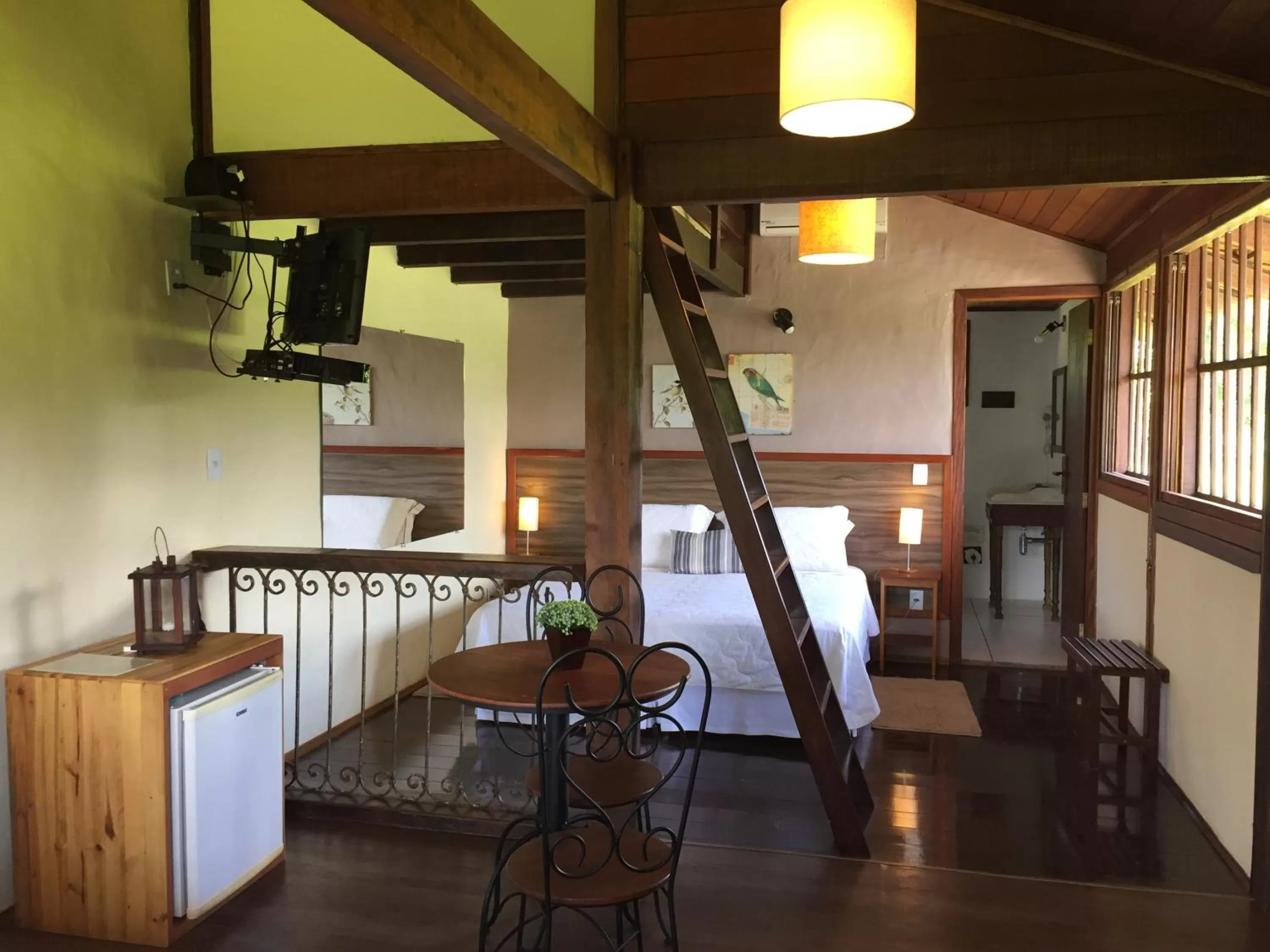 Bed in Hotel Santa Esmeralda