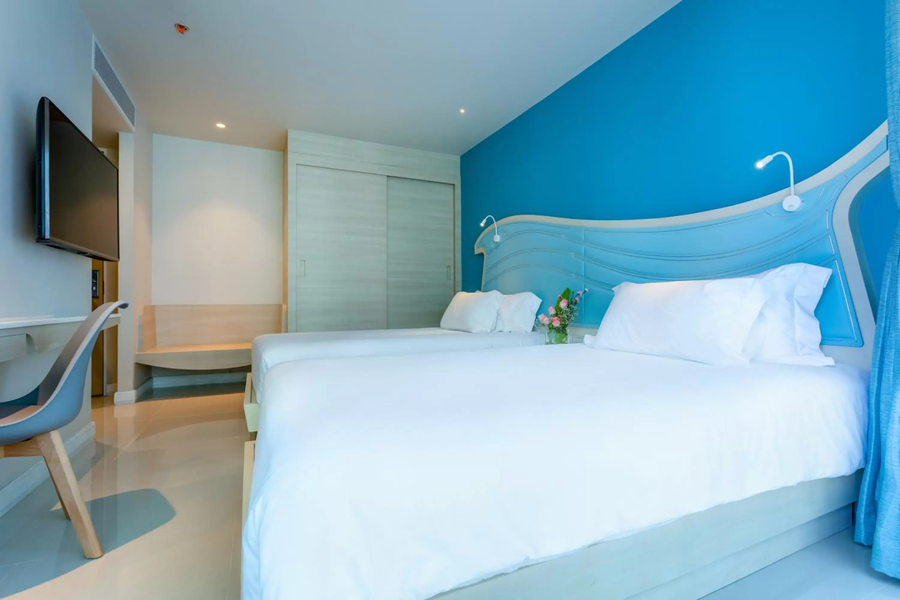 Bedroom, Bed in Centara Sonrisa Residences & Suites Sriracha - SHA Extra Plus