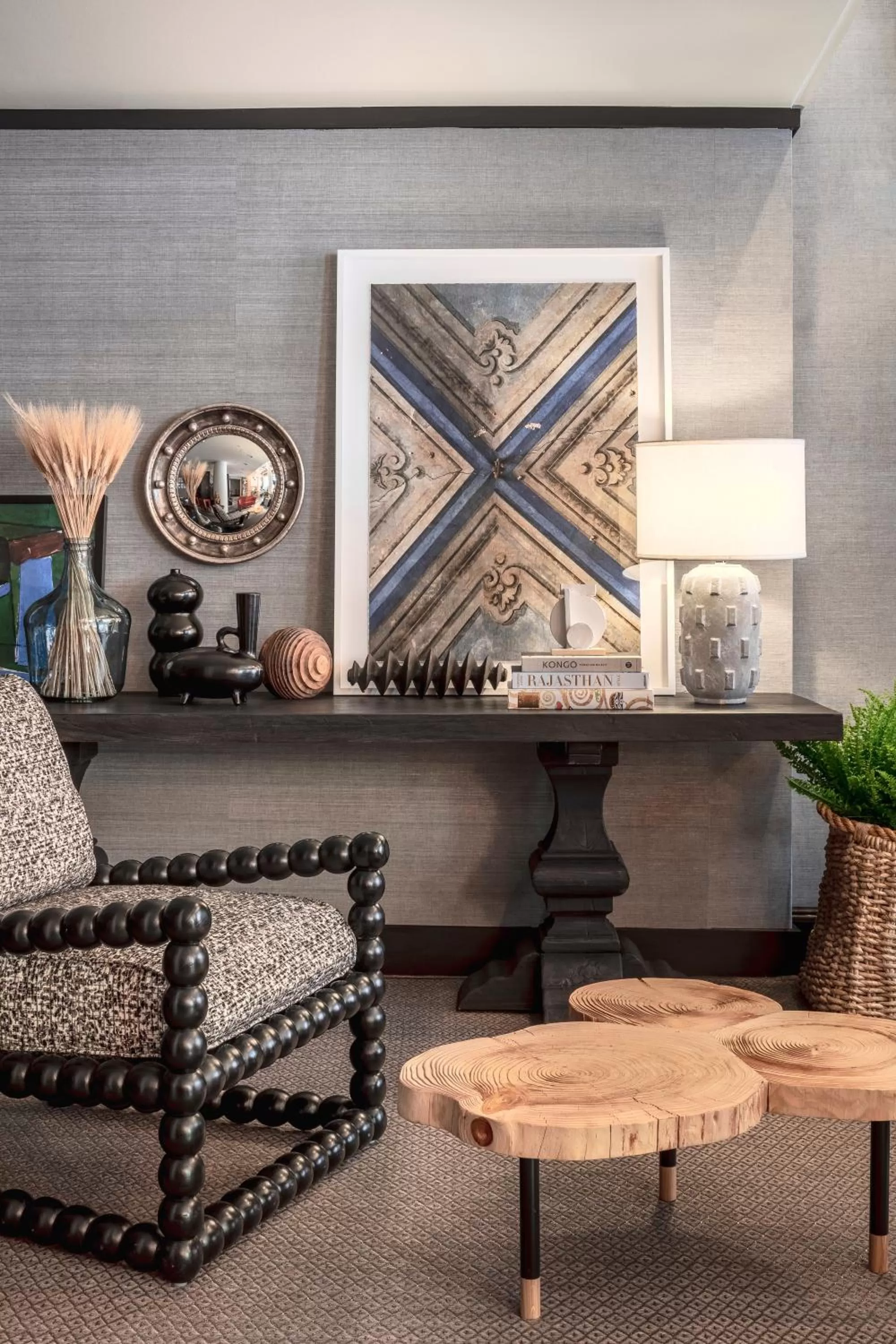 Seating area in Hotel Triton