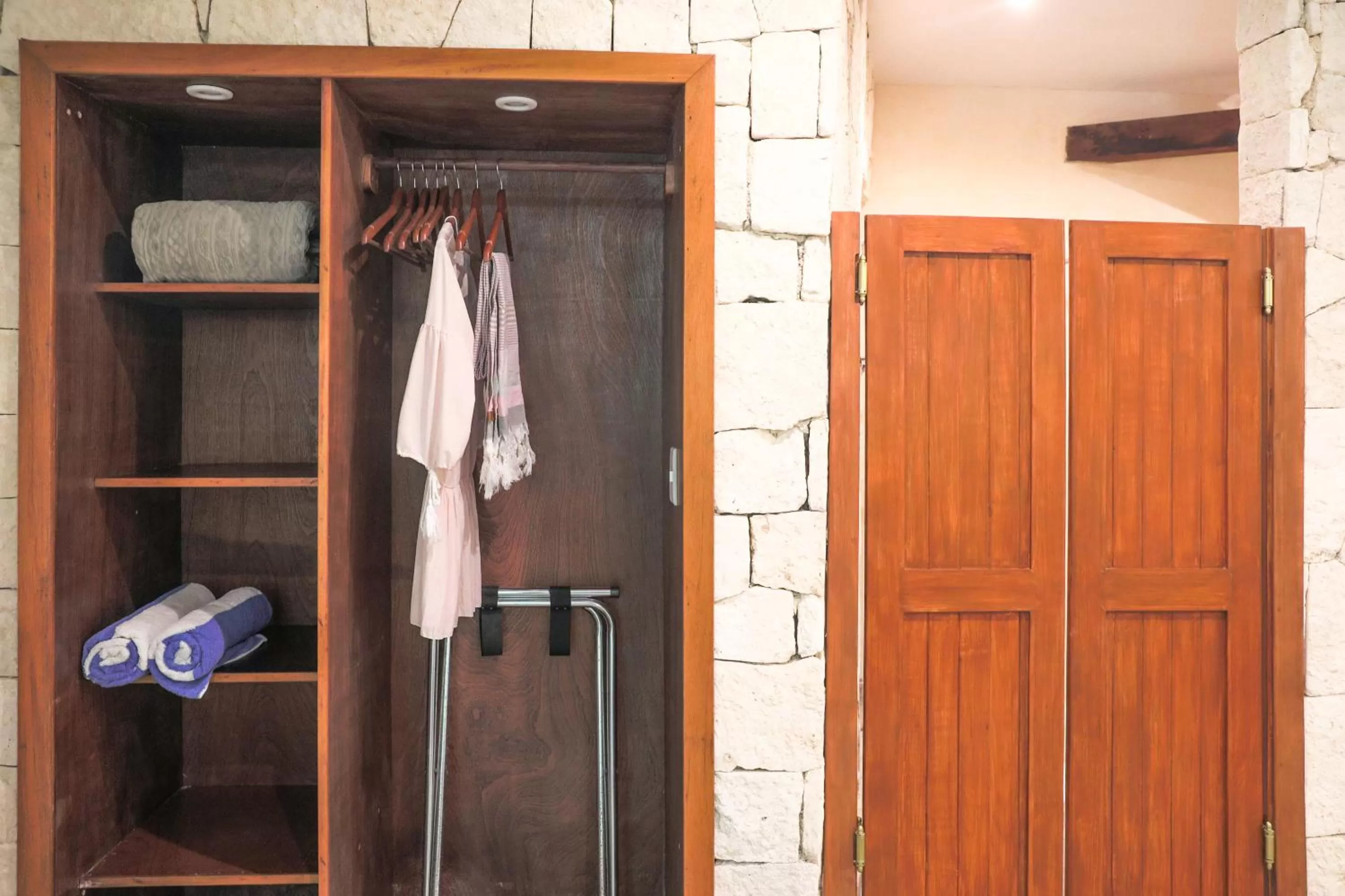 towels in Playa Canek Beachfront Eco Hotel