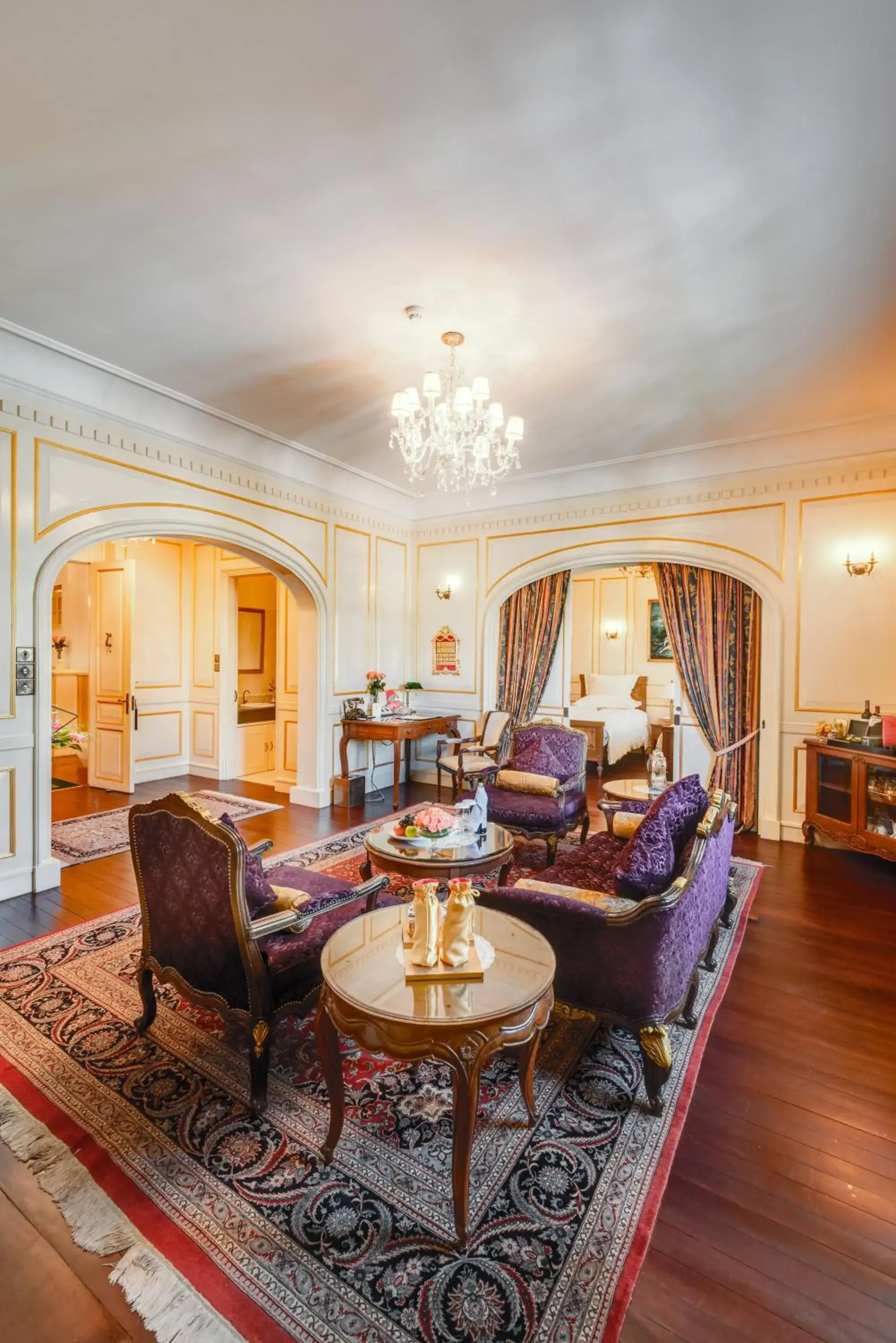 Seating Area in Dalat Palace Heritage Hotel