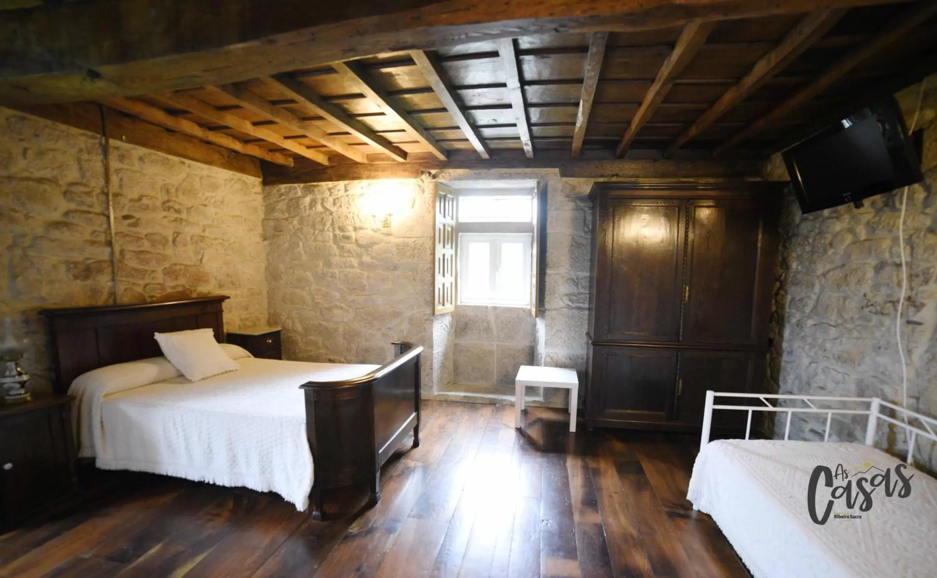 Bed in As Casas Ribeira Sacra