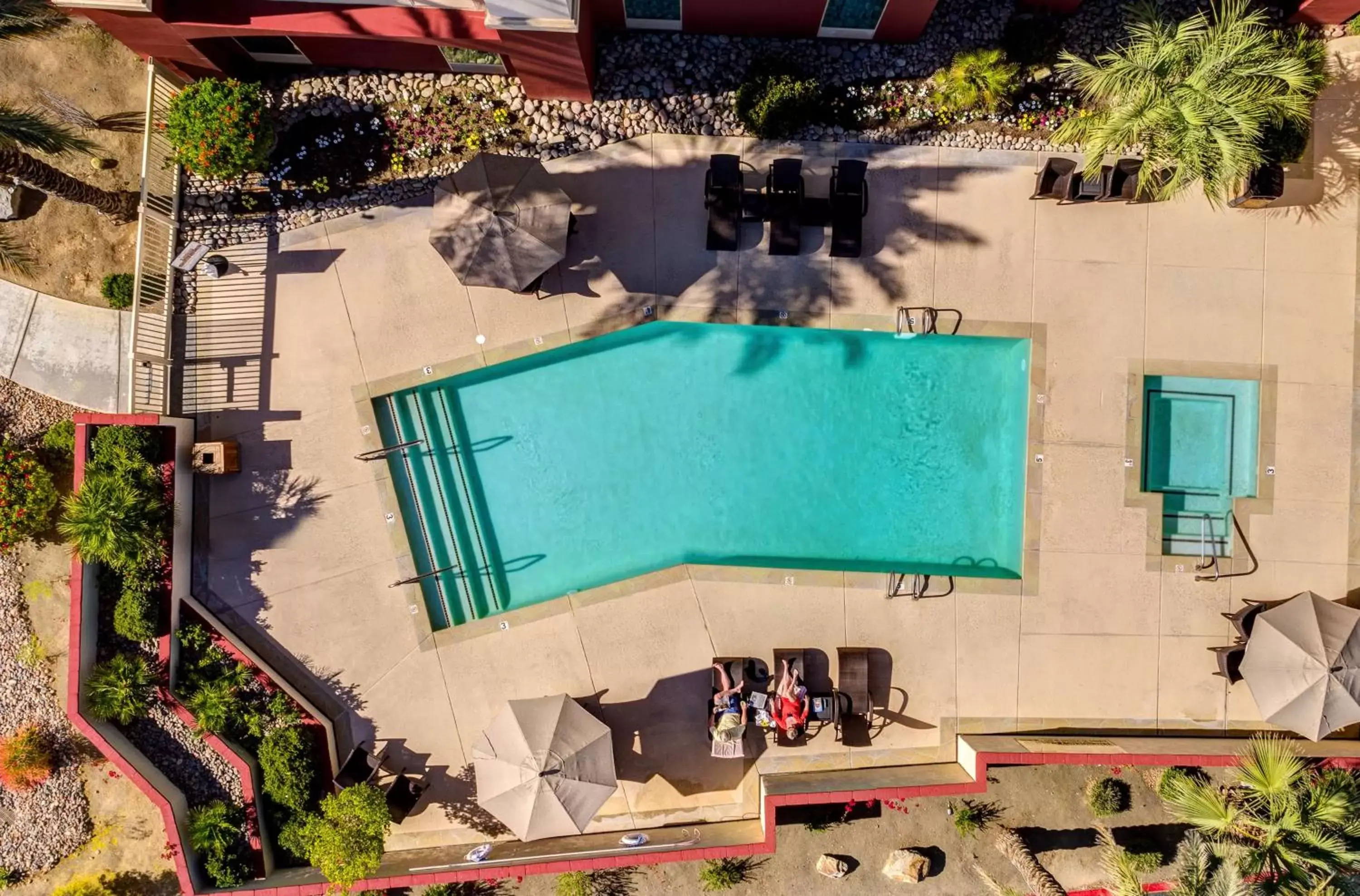 Pool View in Hampton Inn & Suites Palm Desert