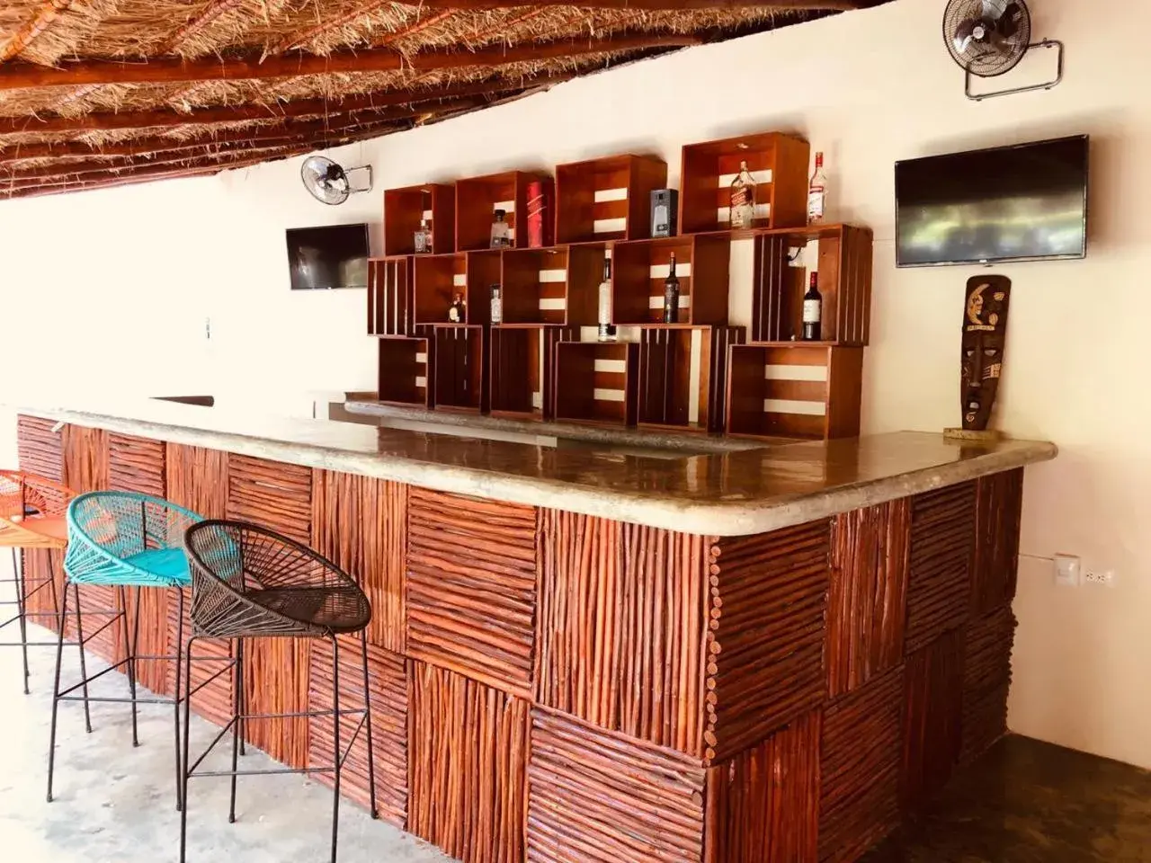 Lounge or bar in Tierra maya Hotel & Sanctuary