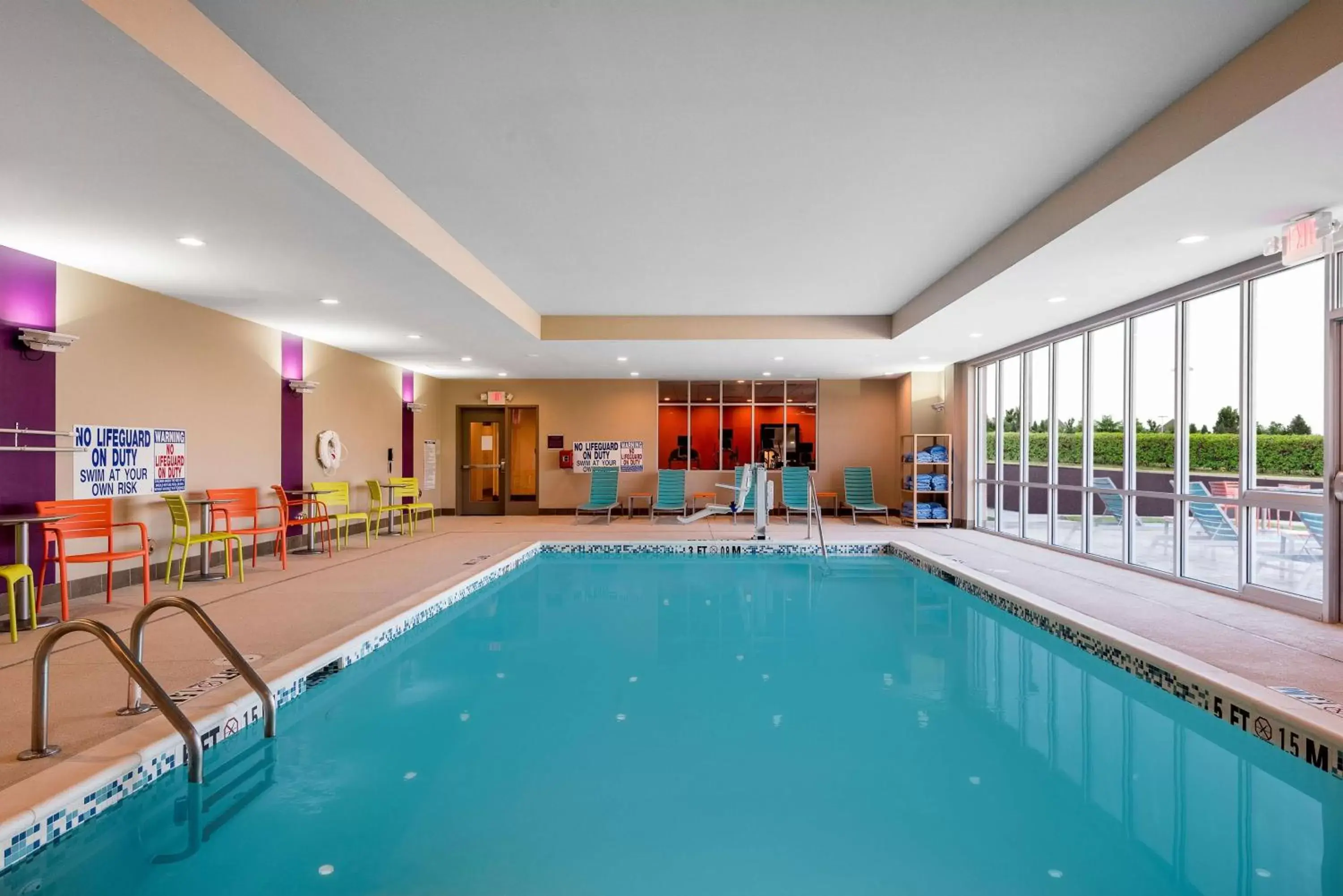 Pool view, Swimming Pool in Home2 Suites by Hilton Charlotte University Research Park