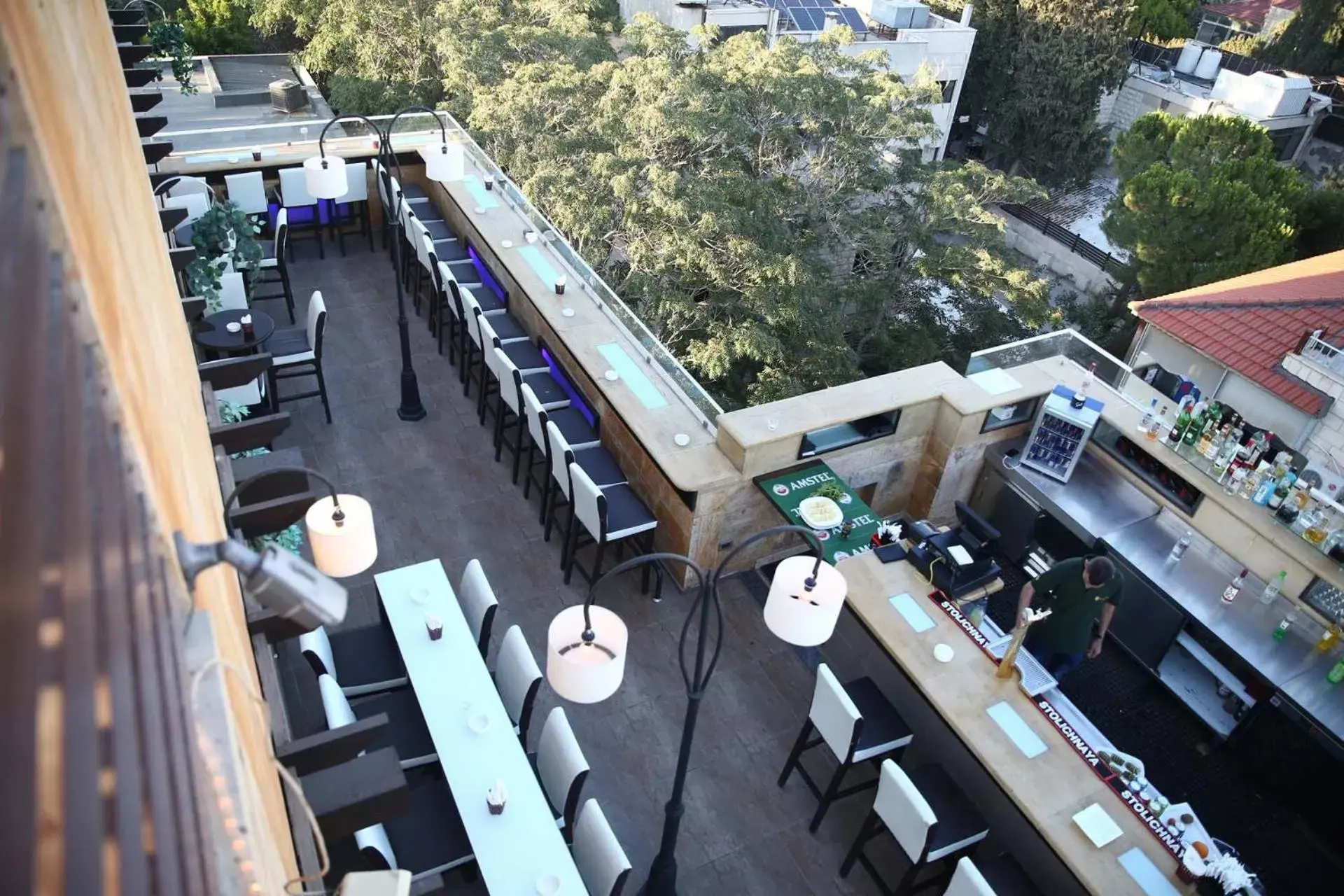 Restaurant/places to eat, Bird's-eye View in Hisham Hotel