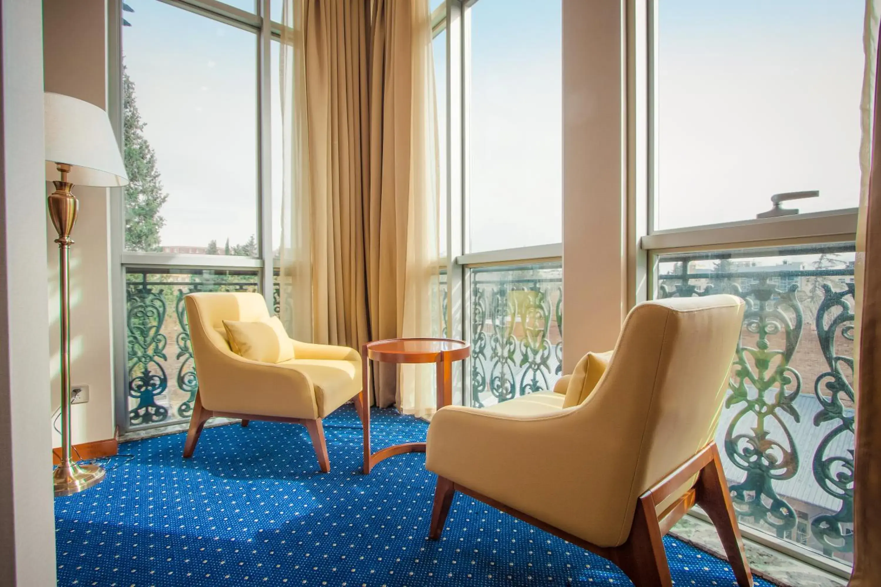 Living room, Seating Area in New Tiflis Hotel