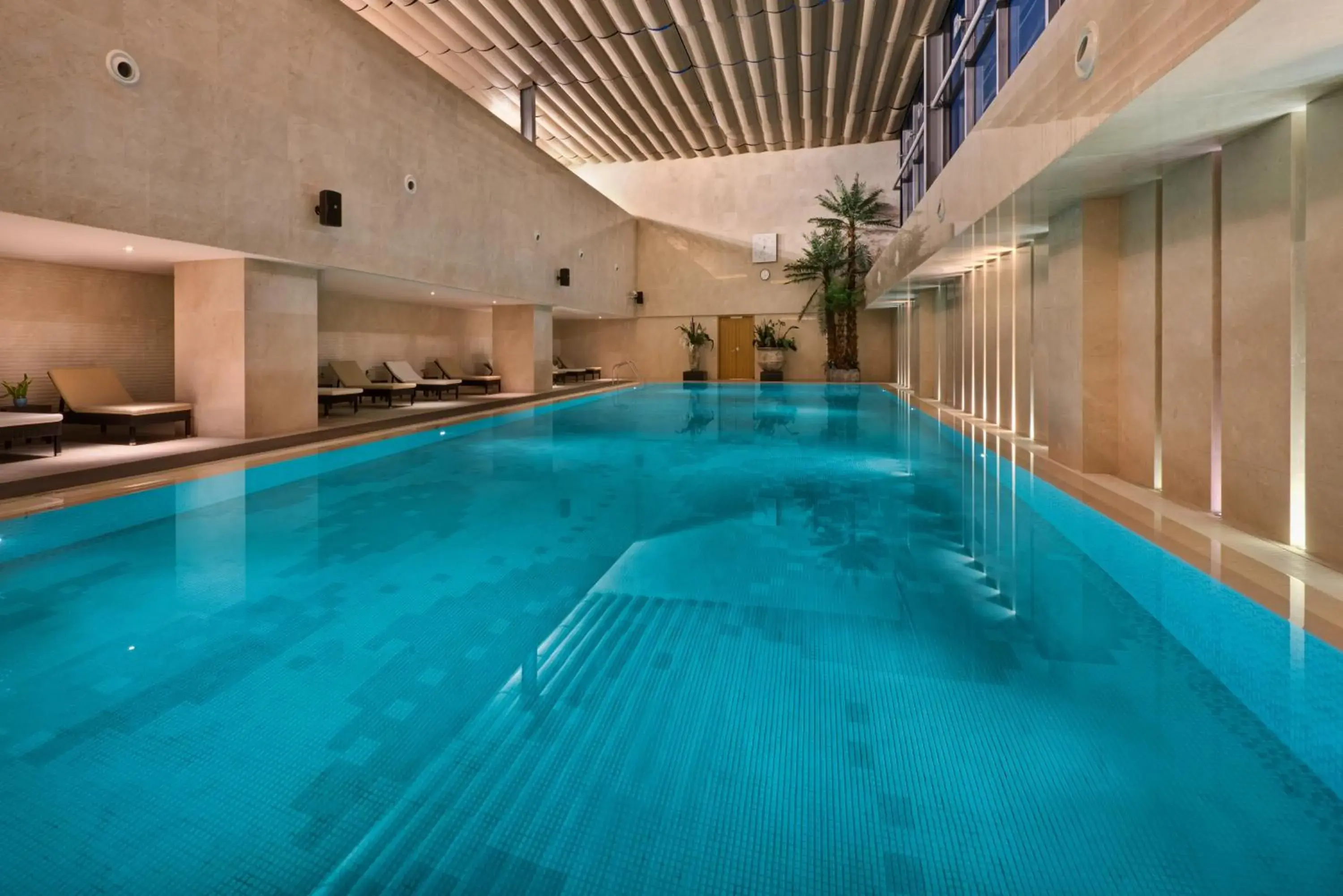 Swimming pool in Crowne Plaza Shanghai Noah Square by IHG Swimming pool in Crowne Plaza Shanghai Noah Square by IHG