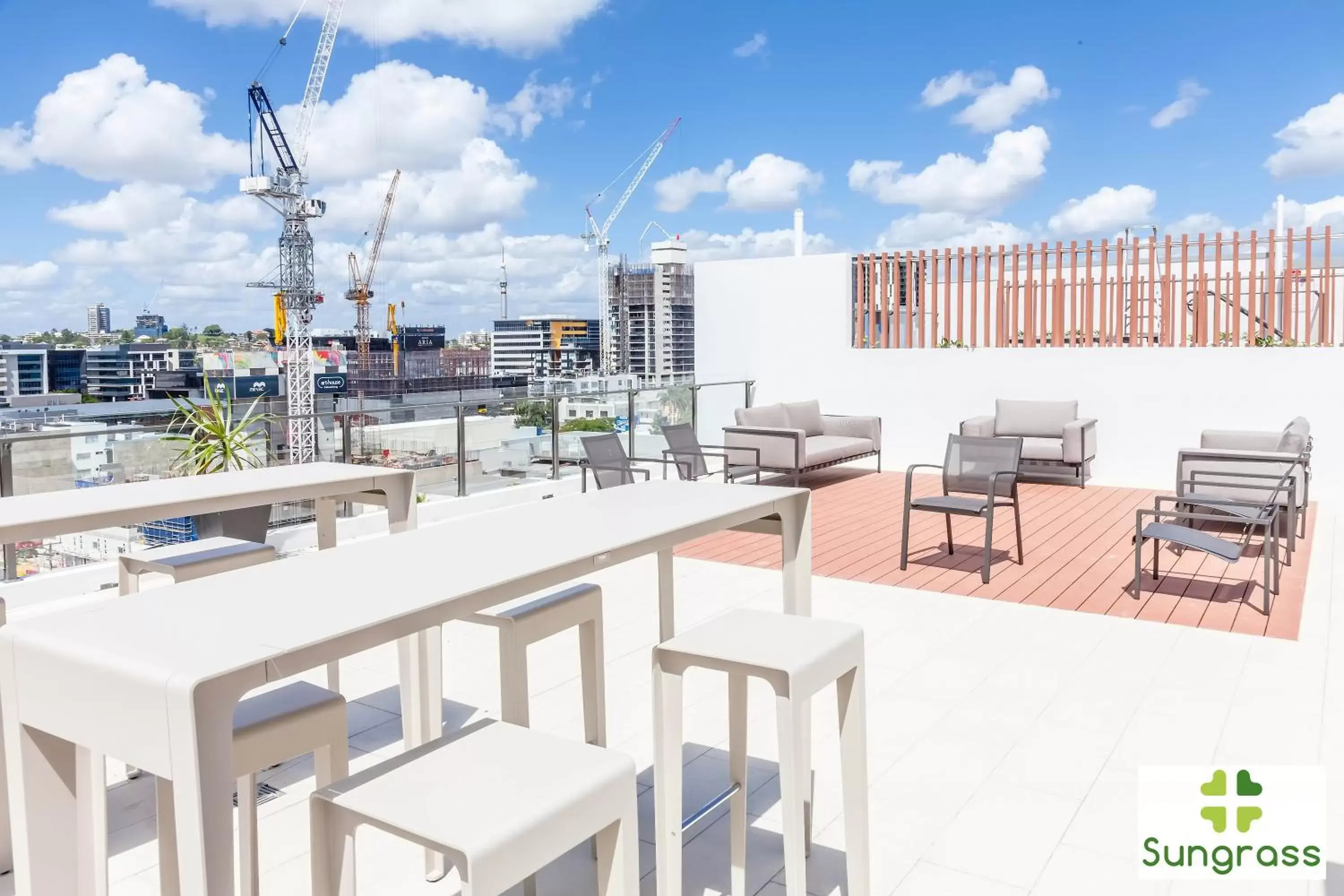 BBQ facilities in Fleet Lane Apartments