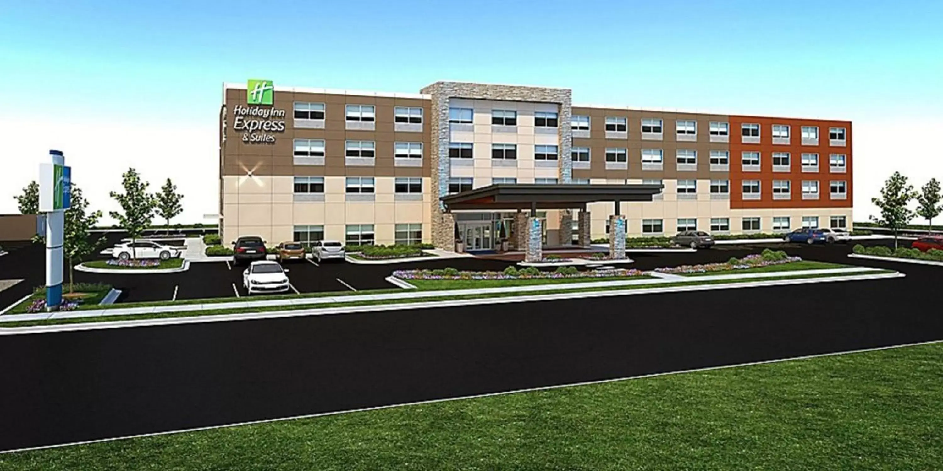 Facade/entrance, Property Building in Holiday Inn Express & Suites - Bardstown, an IHG Hotel