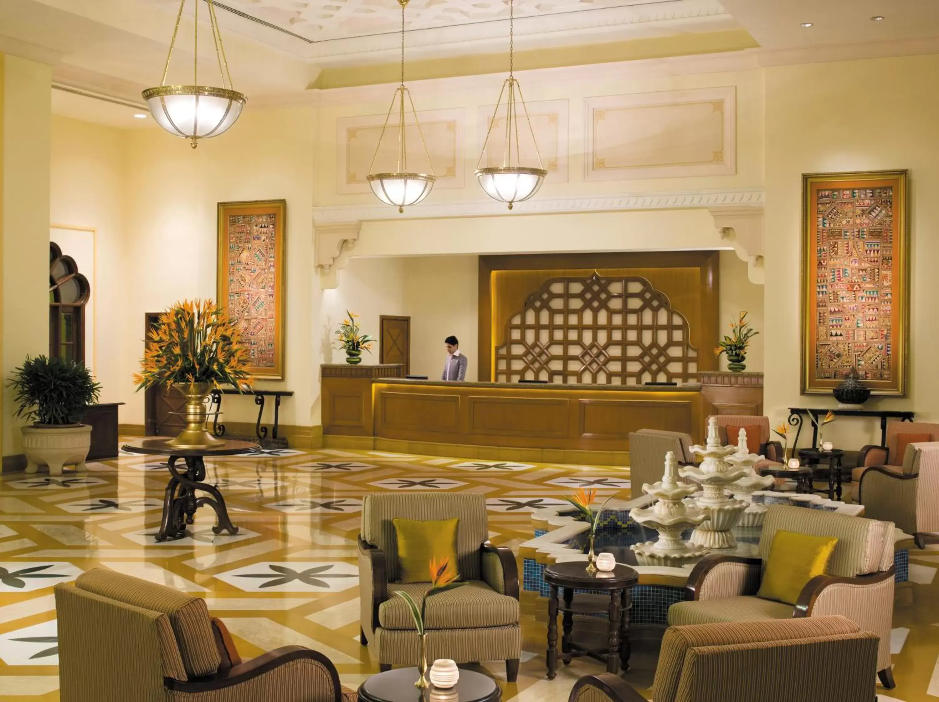 Lobby or reception, Restaurant/Places to Eat in Taj Hari Mahal Jodhpur