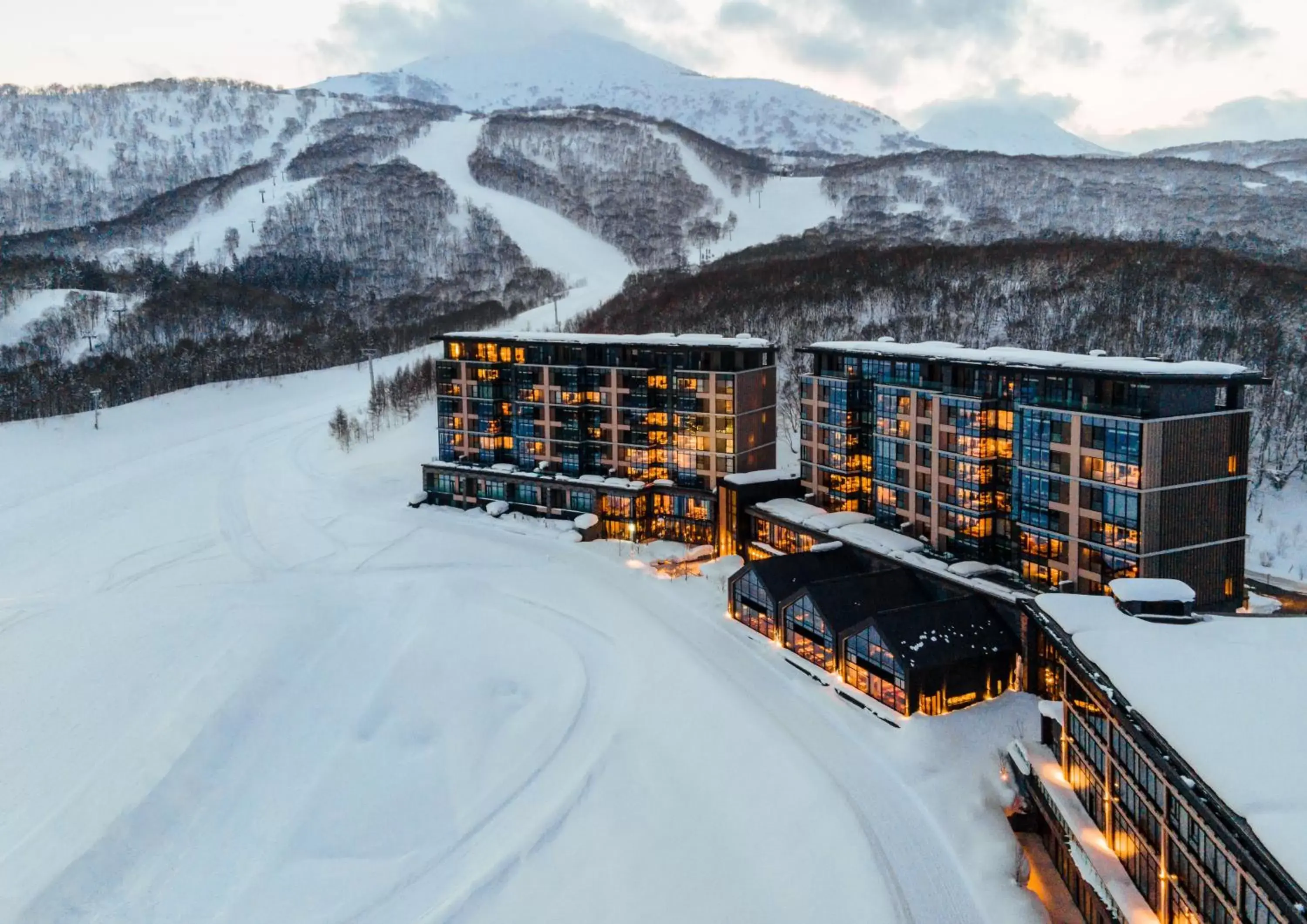 Property building, Winter in Park Hyatt Niseko Hanazono