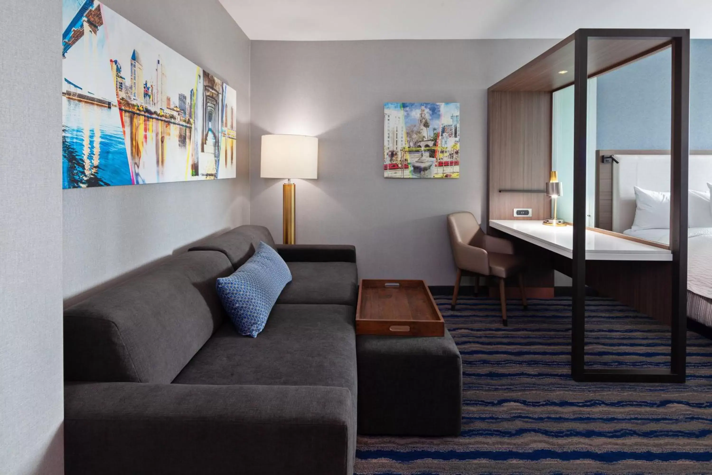 Suite with Trundle Bed - Hearing Accessible in SpringHill Suites by Marriott Escondido Downtown Suite with Trundle Bed - Hearing Accessible in SpringHill Suites by Marriott Escondido Downtown