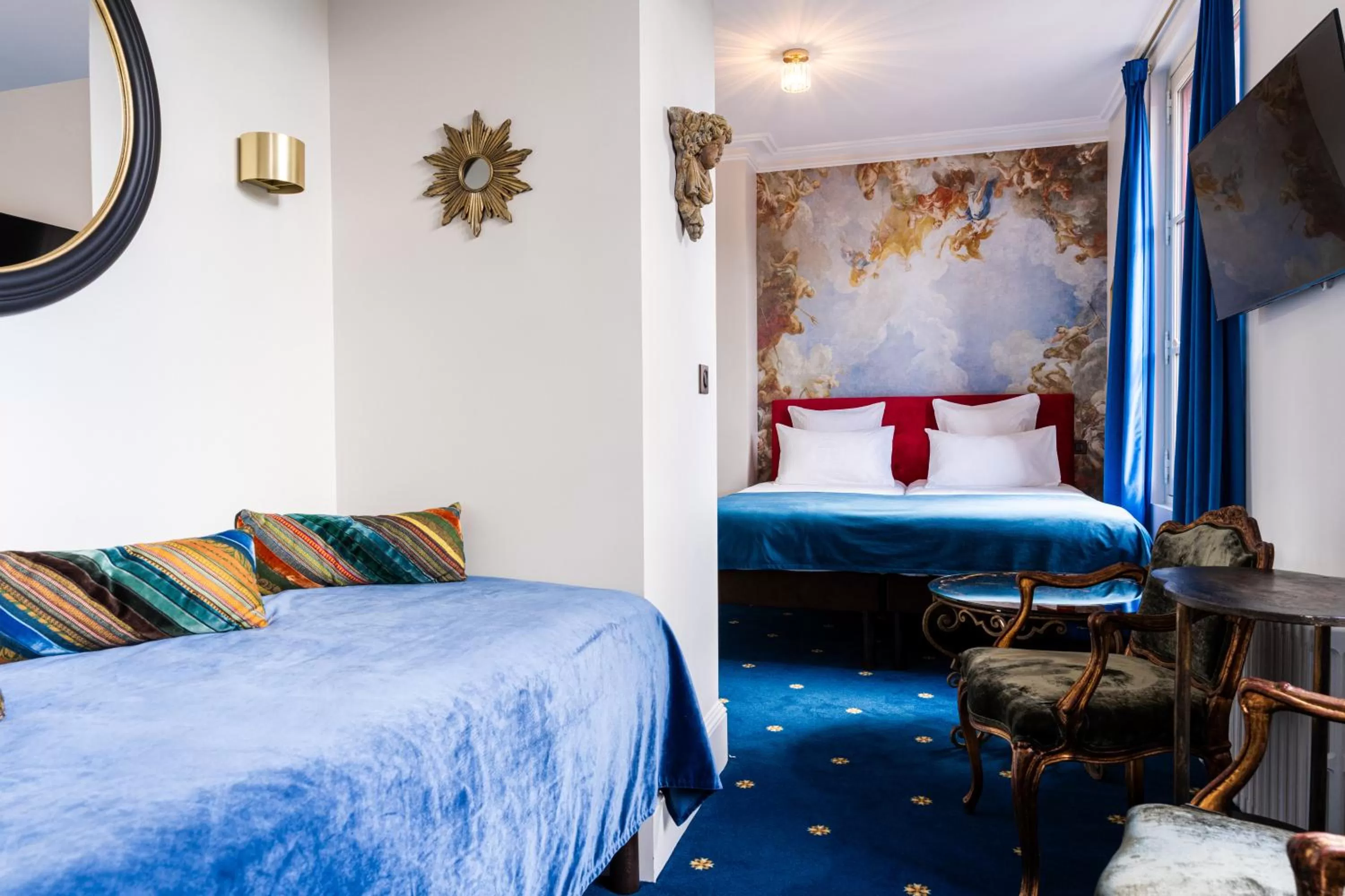 Bed in Le Manoir Saint Thomas