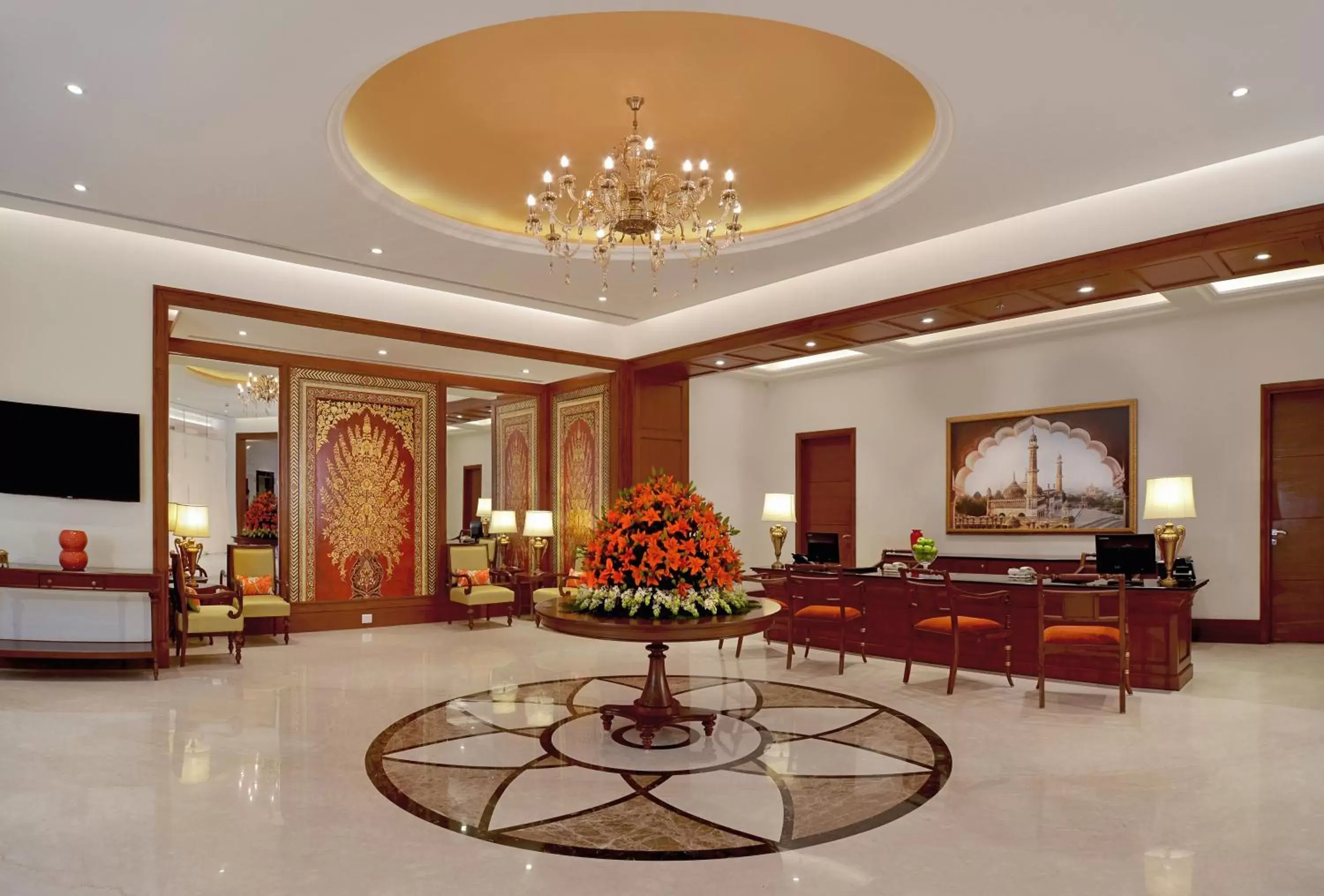 Lobby or reception in Fortune Park BBD, Lucknow - Member ITC Hotels' Group Lobby or reception in Fortune Park BBD, Lucknow - Member ITC Hotels' Group