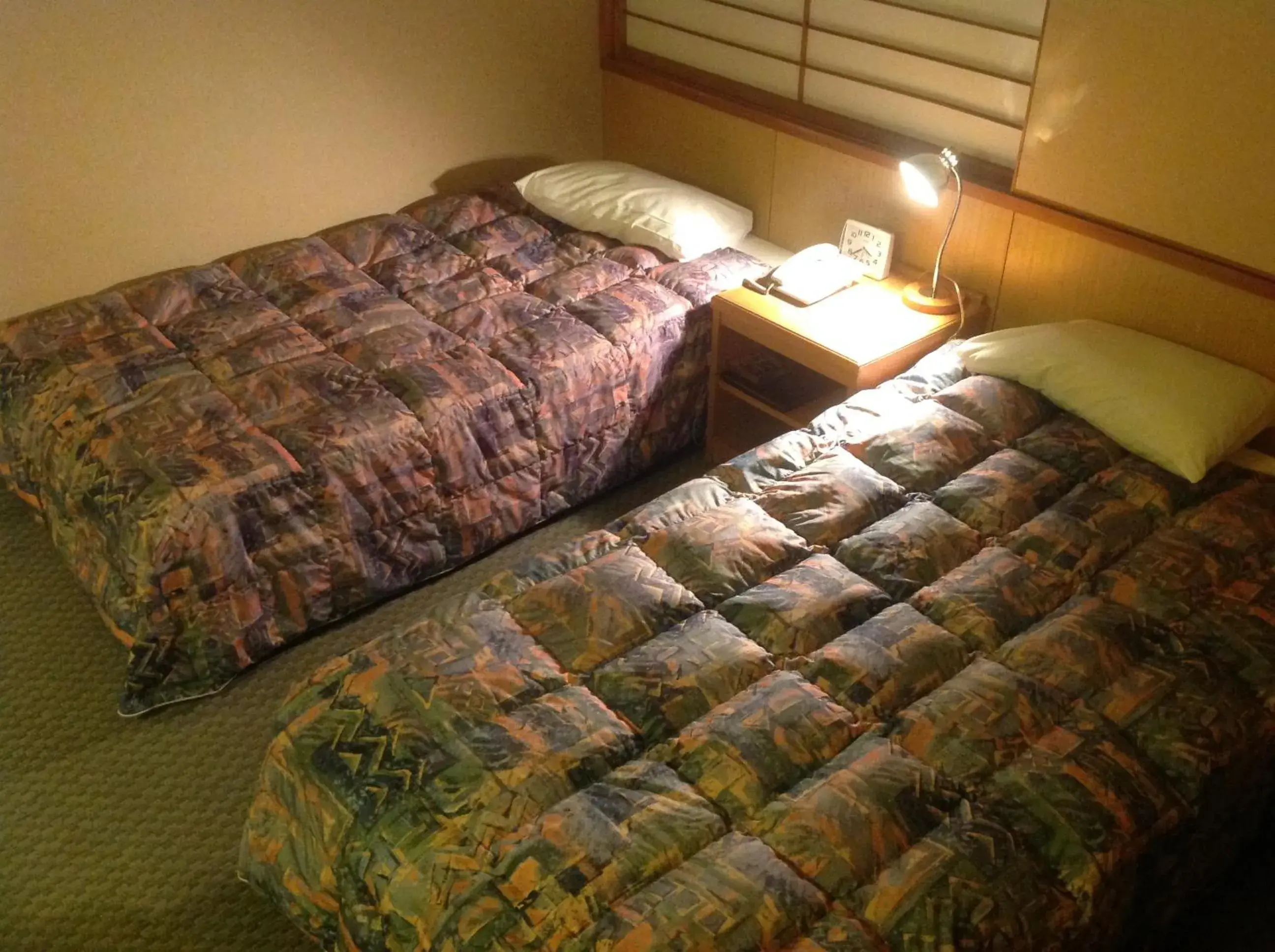 Bed in Miyajima Hotel Makoto