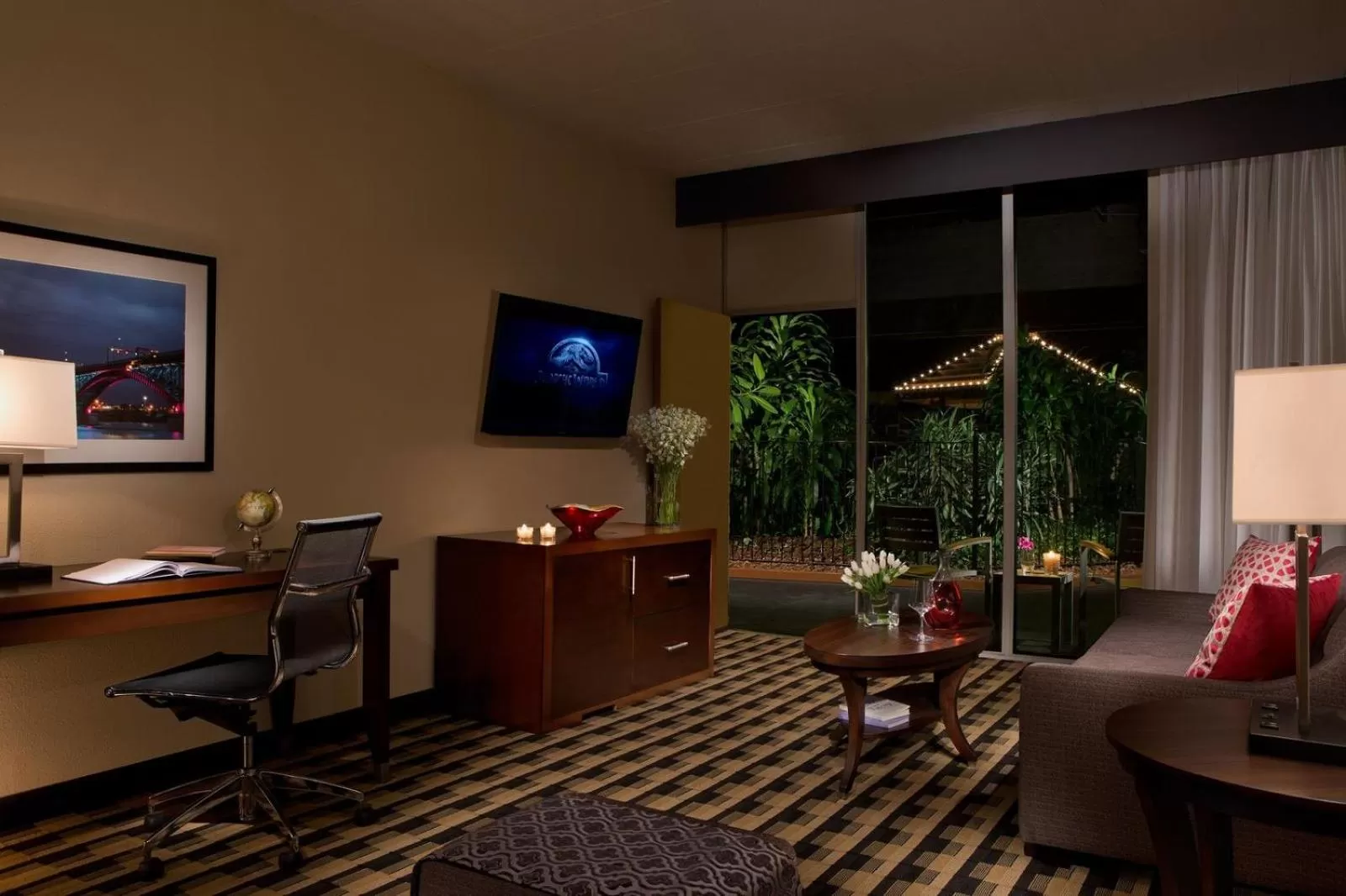 Living room in M Hotel Buffalo