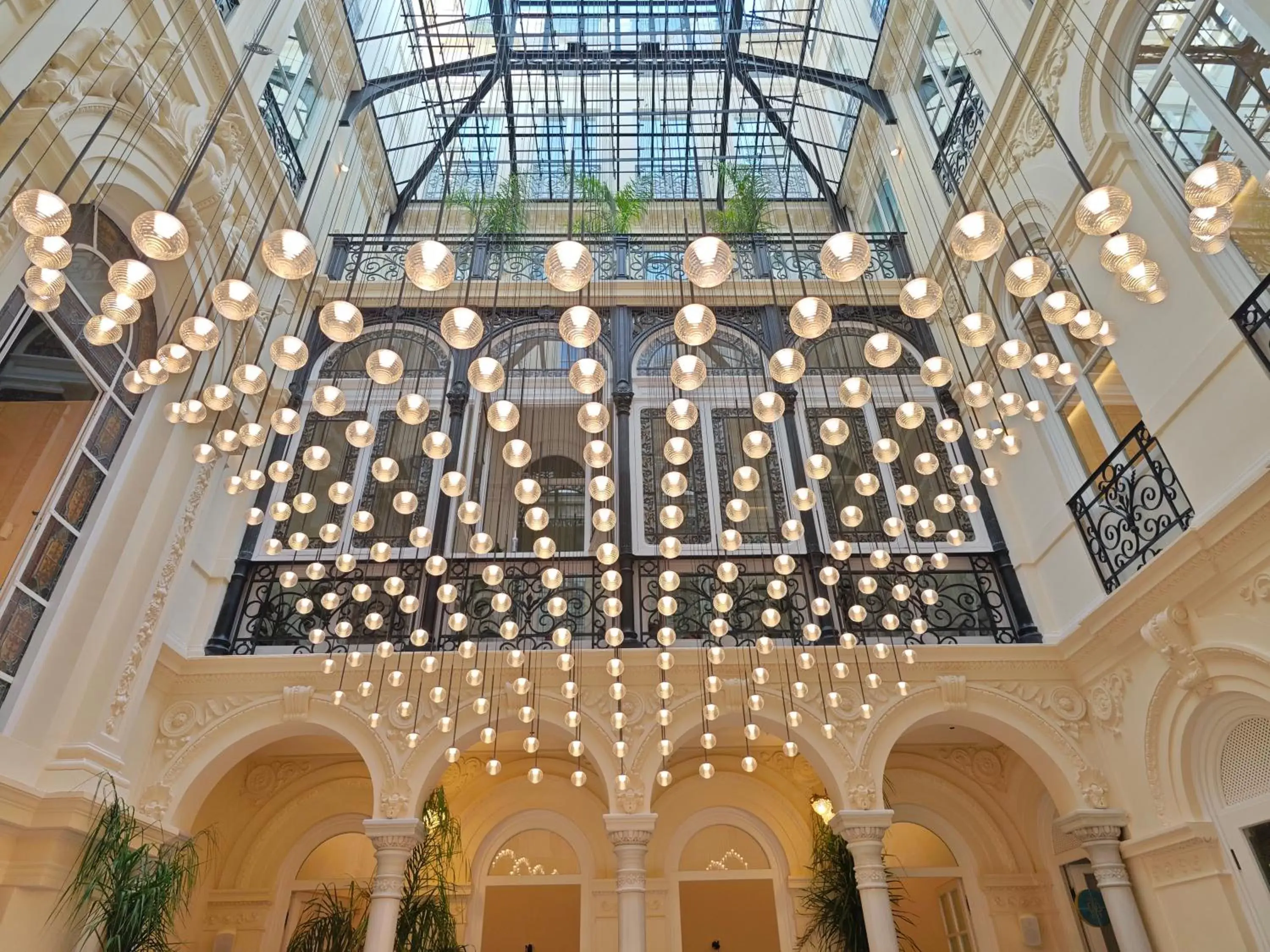 Patio in Palacio Gran Vía, a Royal Hideaway Hotel