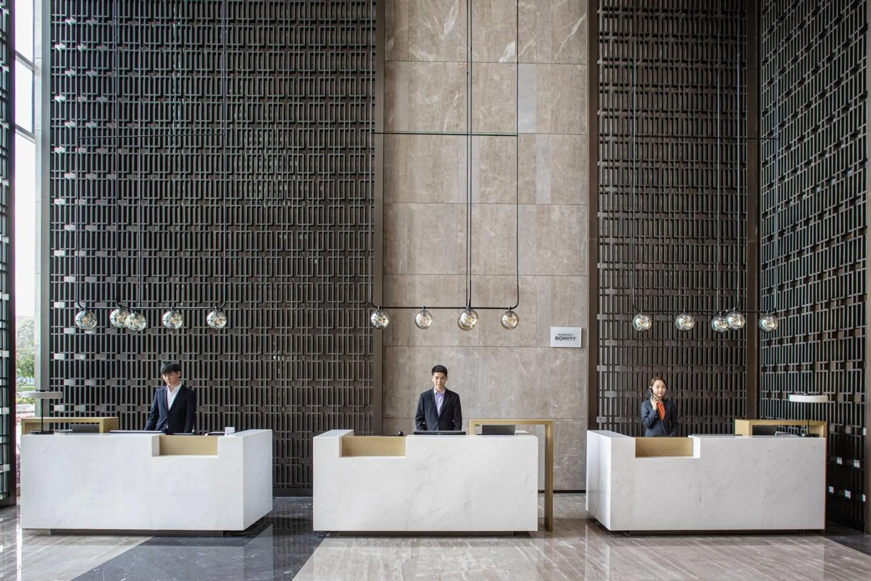 Lobby or reception, Lobby/Reception in Courtyard by Marriott Chengdu South