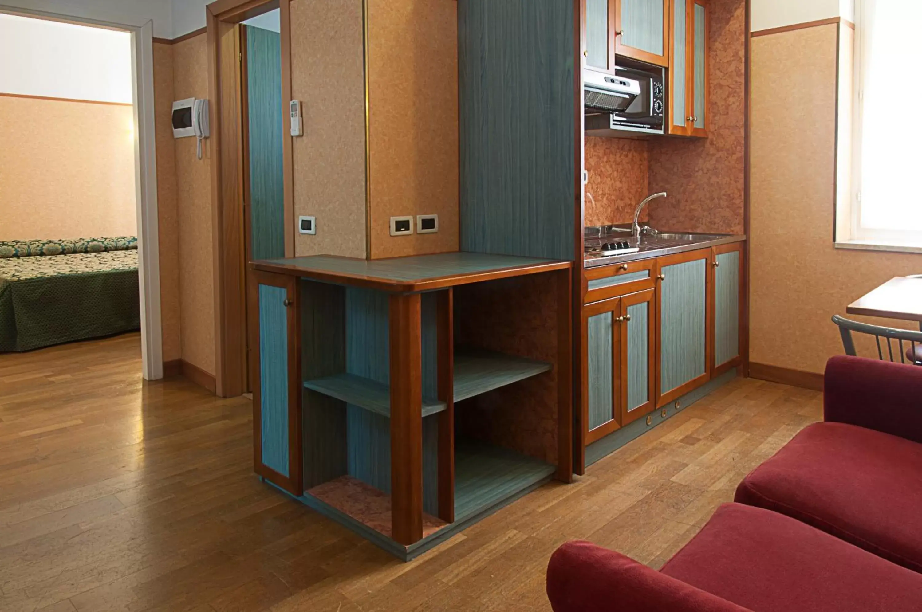 Kitchen or kitchenette in Hotel Mary