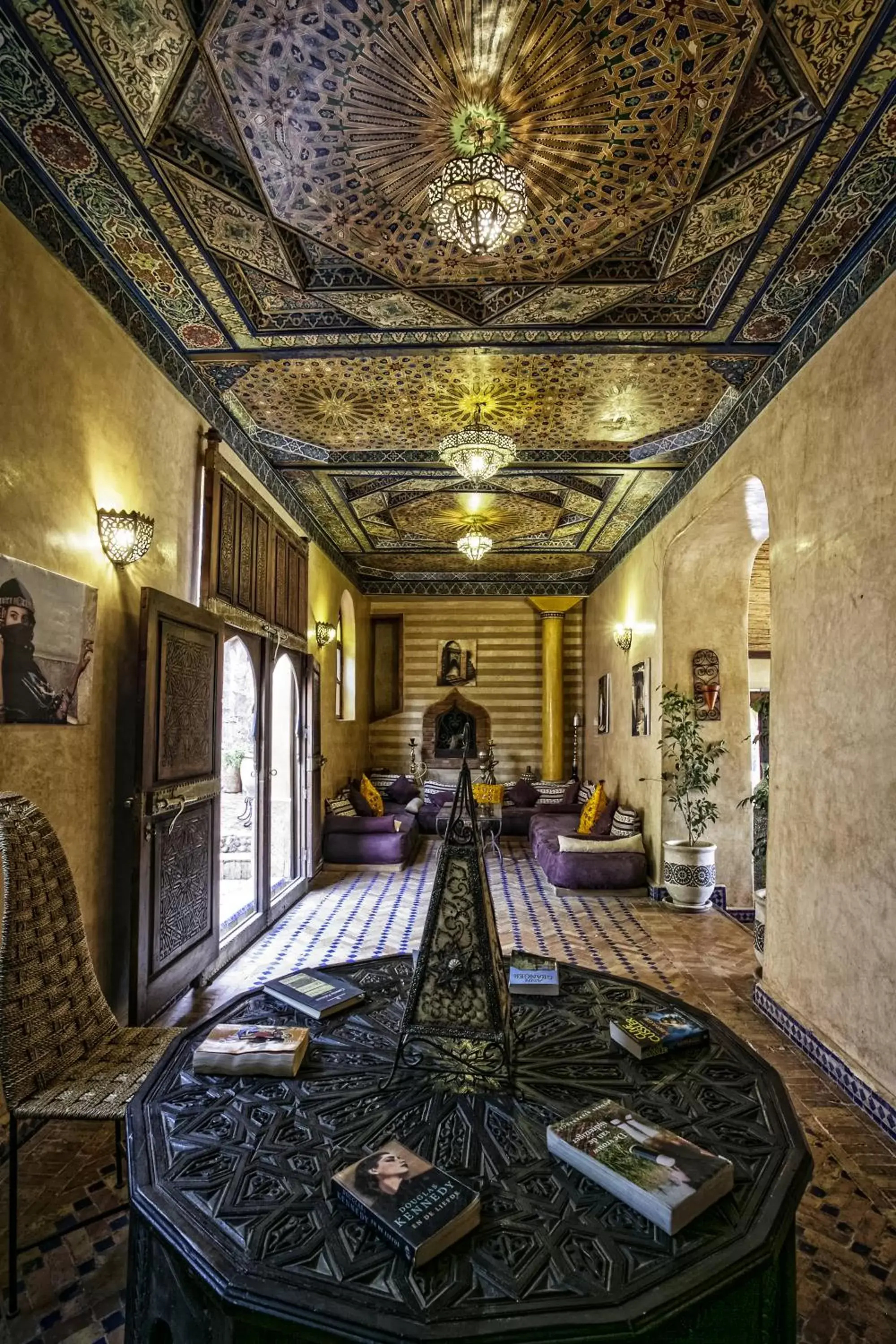 Communal lounge/ TV room in Hotel Kasbah Le Mirage & Spa