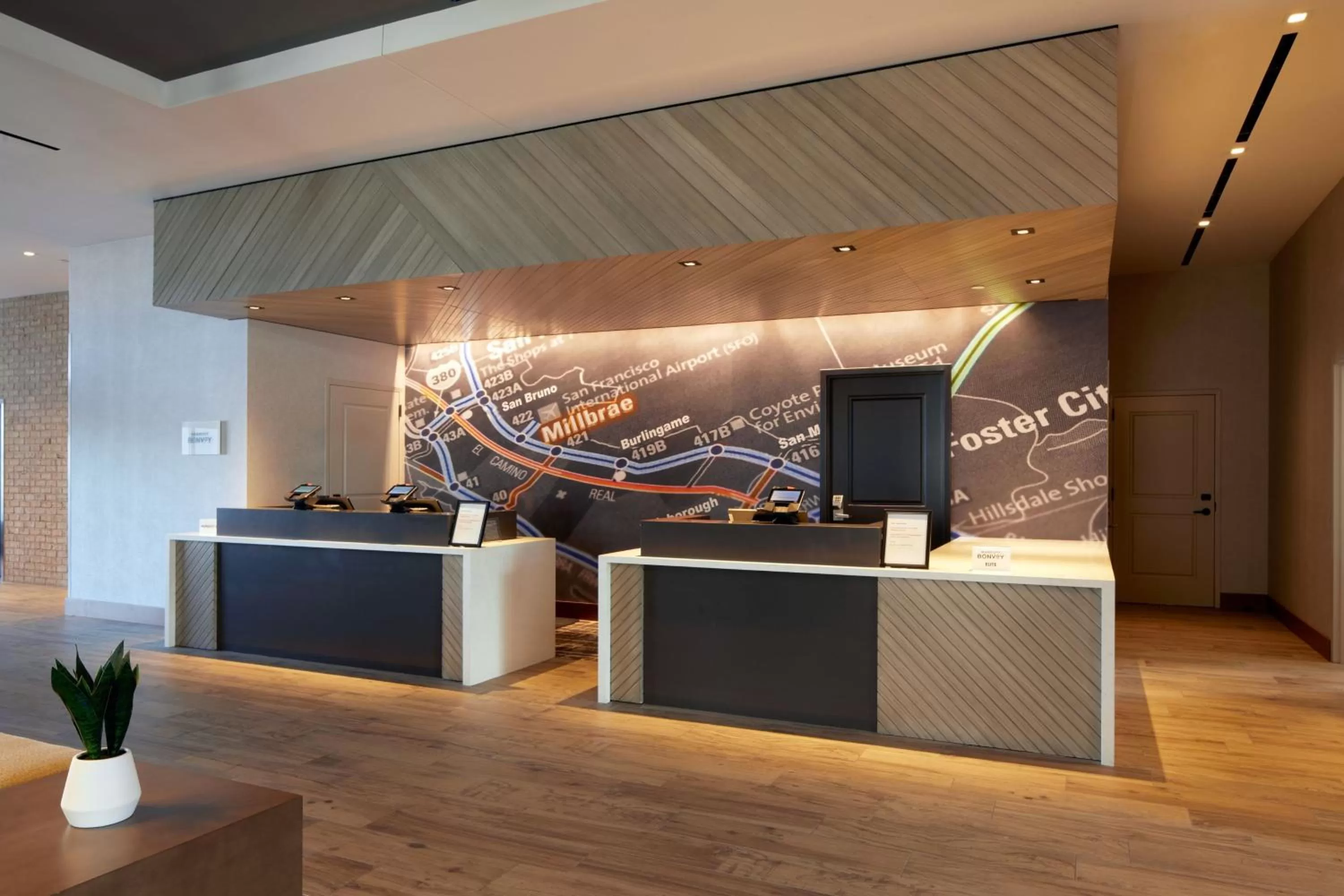 Lobby or reception in Residence Inn by Marriott San Francisco Airport Millbrae Station