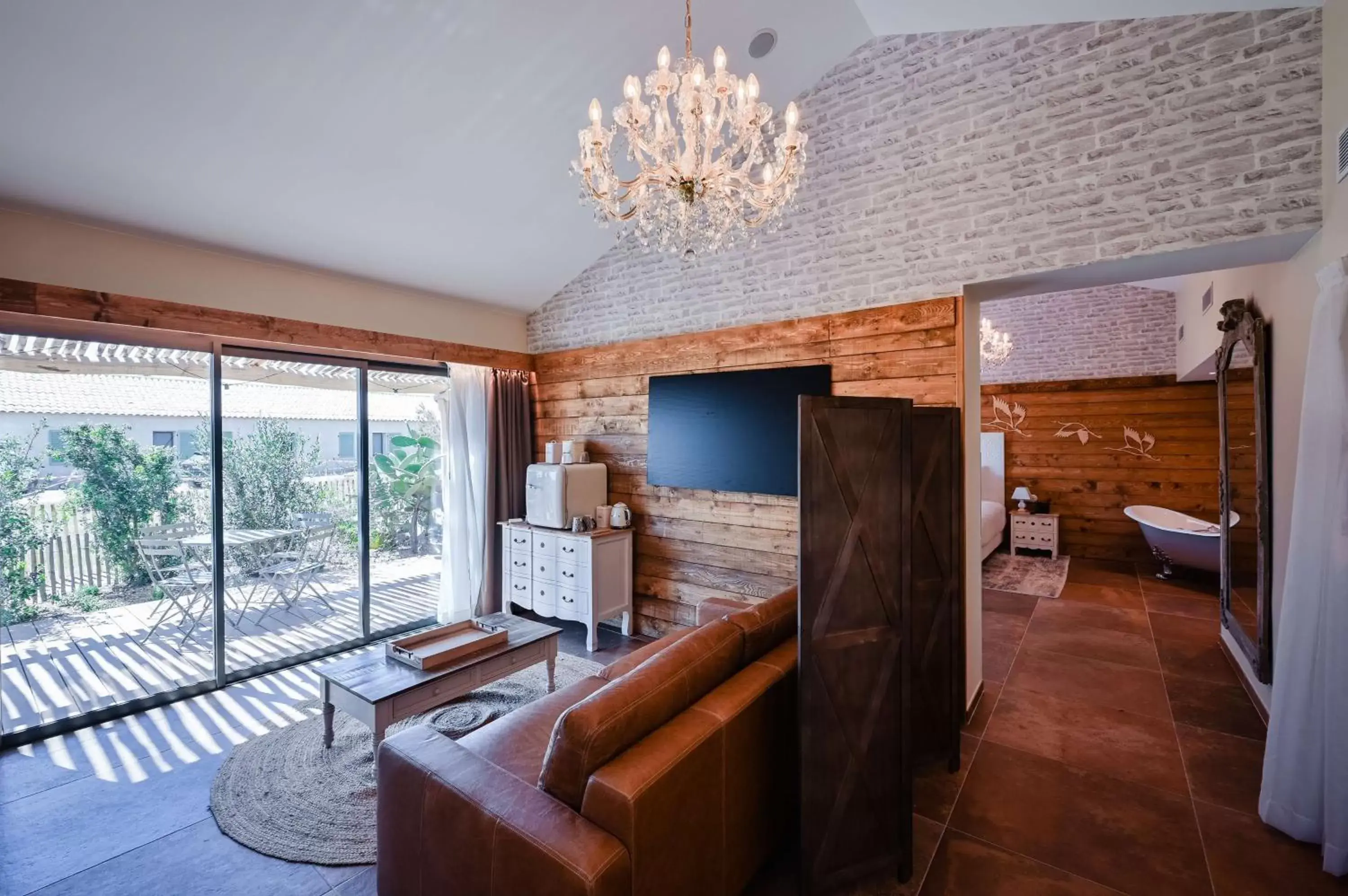 Living room, Seating Area in Le Hameau Des Pesquiers Ecolodge & Spa, Curio Collection By Hilton