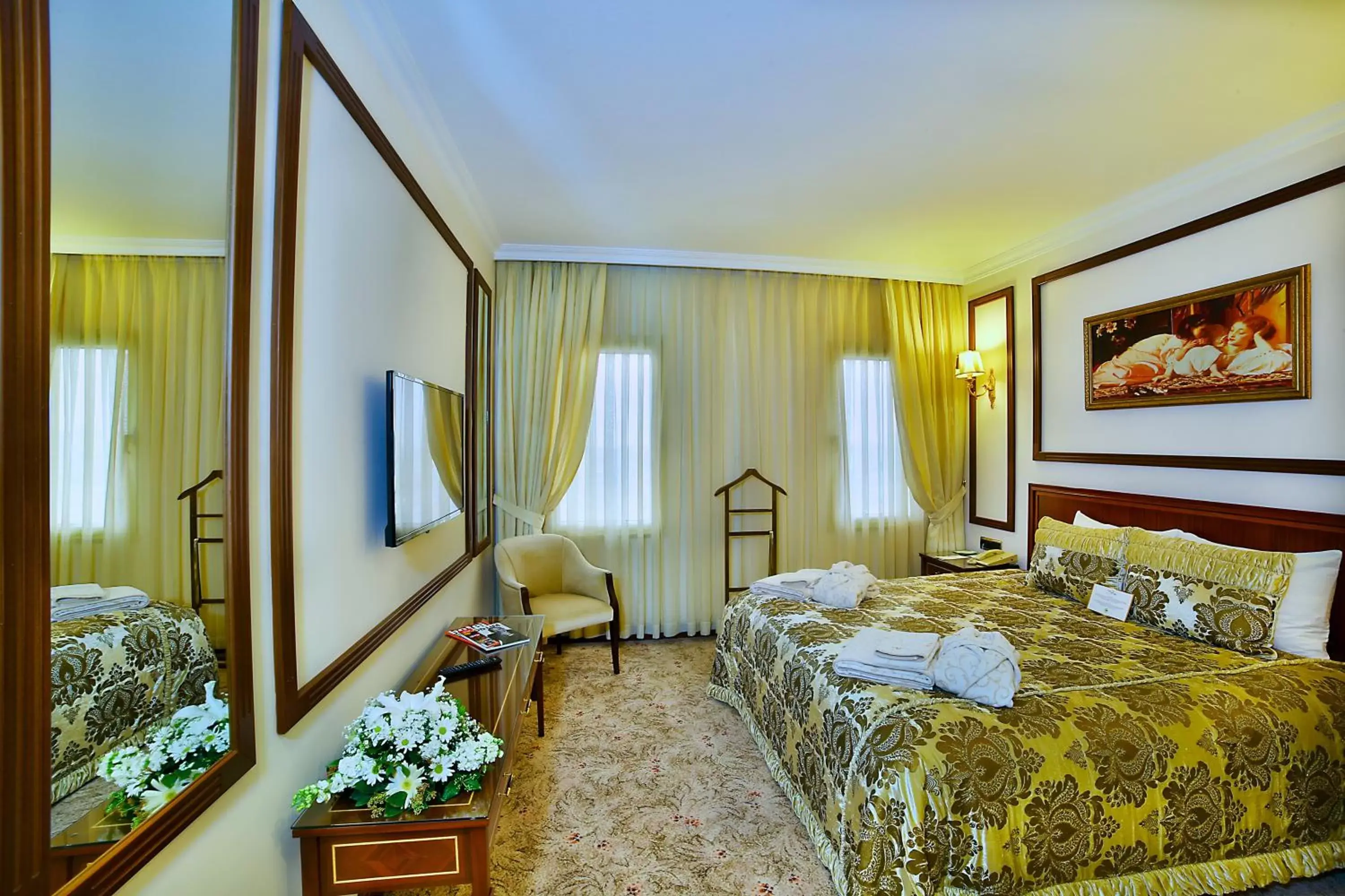 Bed in Grand Cevahir Hotel Convention Center