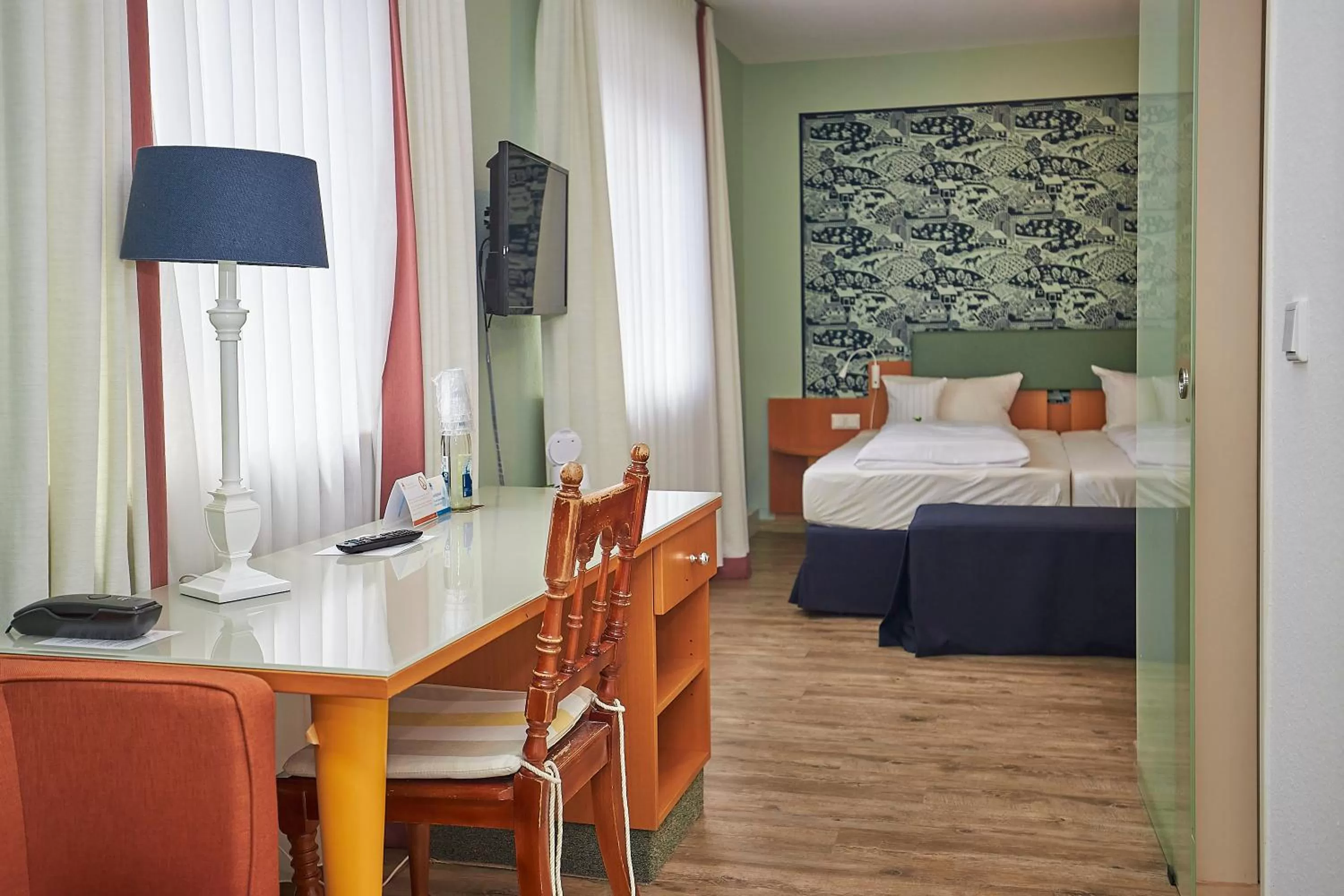 Bed in Flair Hotel zum Storchen