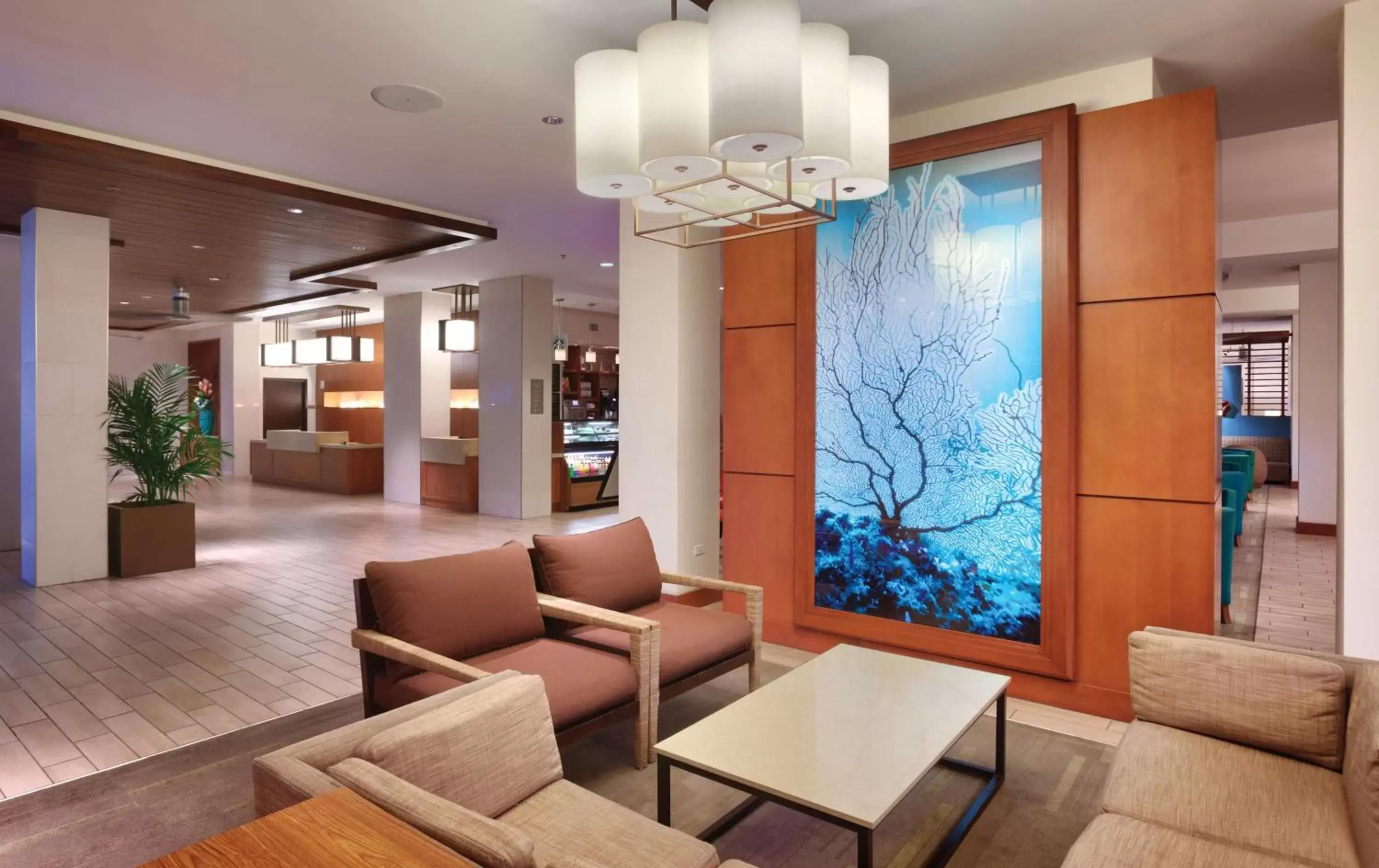 Lobby or reception in Hyatt Place Waikiki Beach