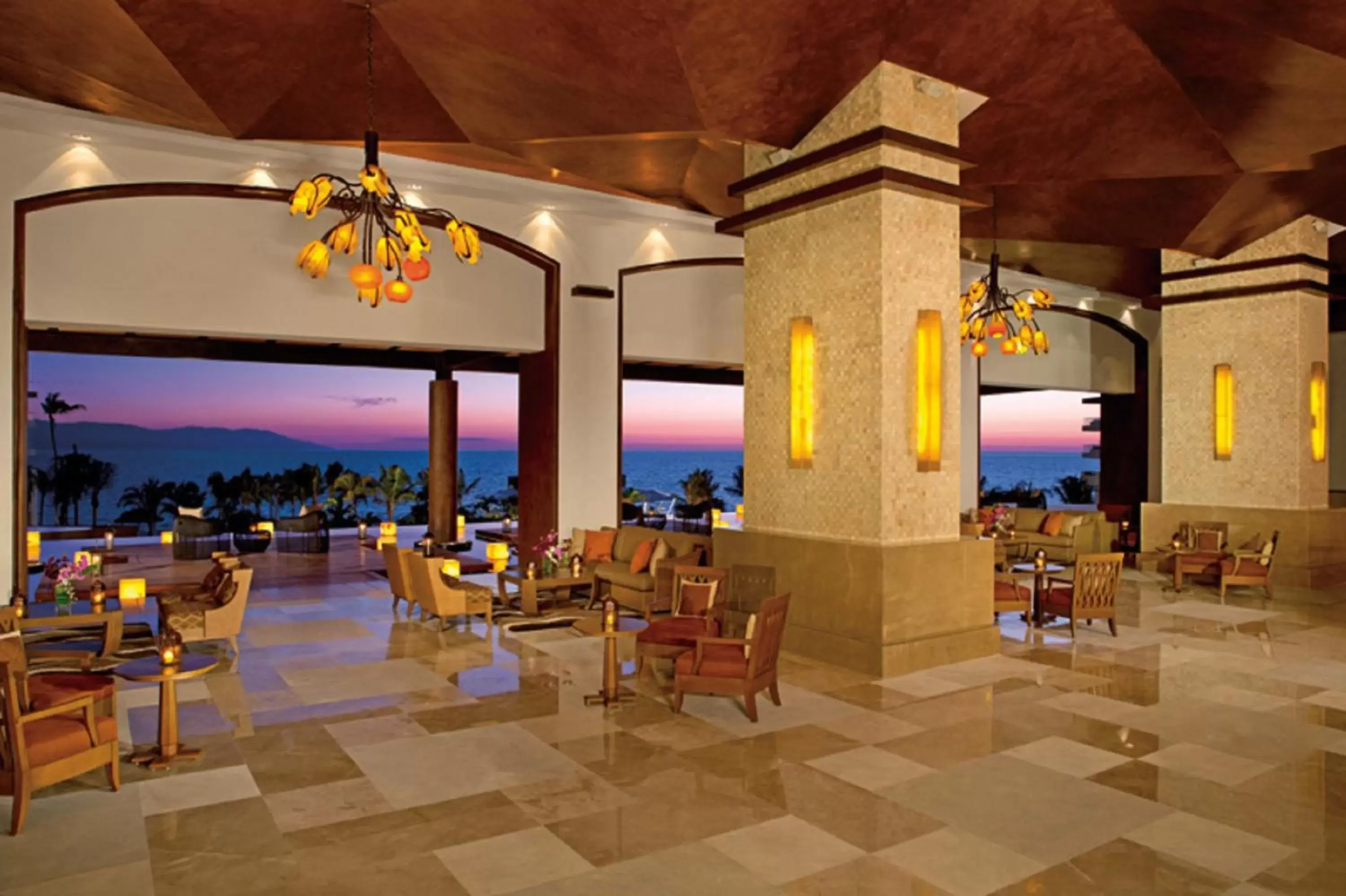Lobby or reception, Restaurant/Places to Eat in Dreams Vallarta Bay Resorts & Spa - All Inclusive