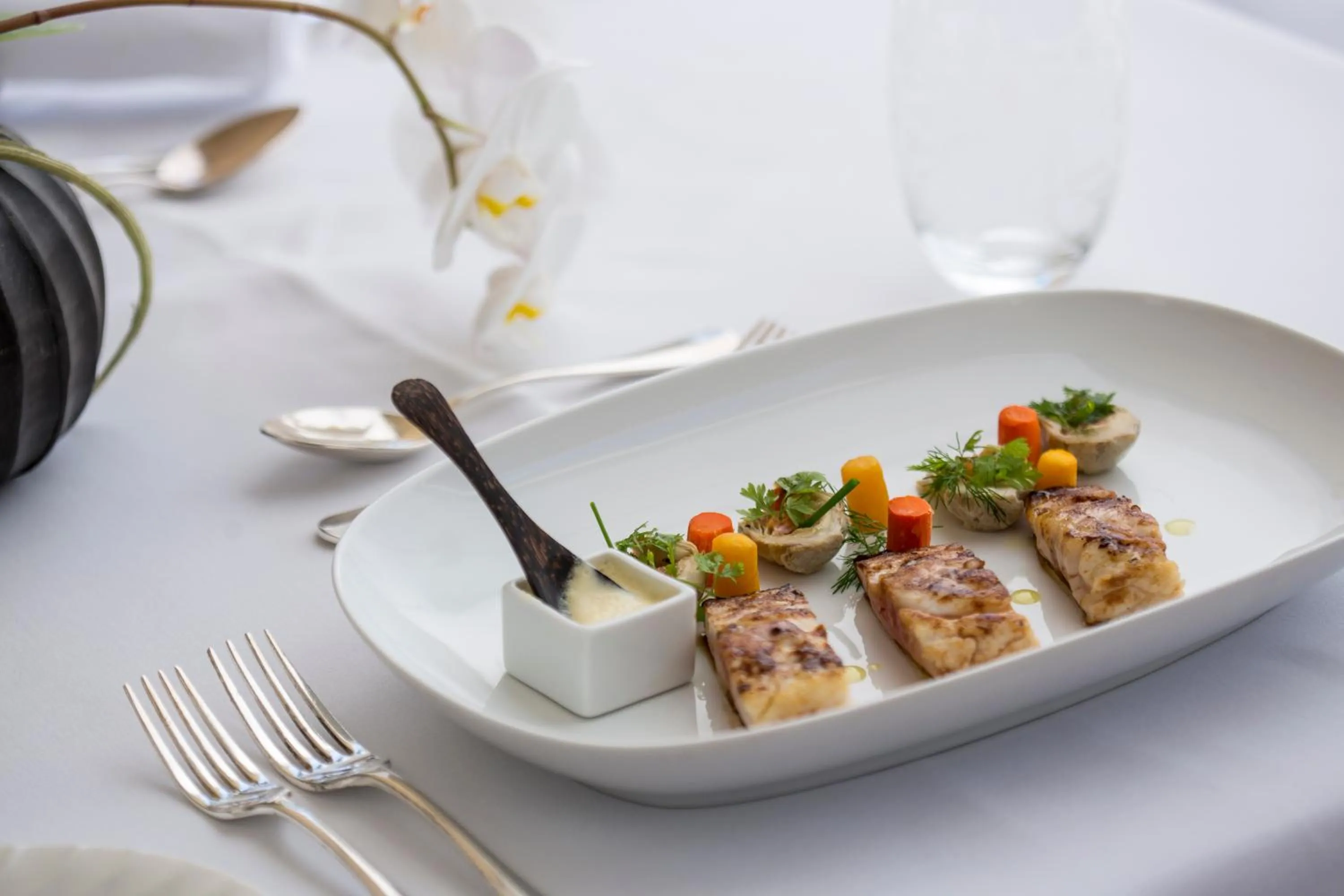 Food close-up in The Residence Mauritius