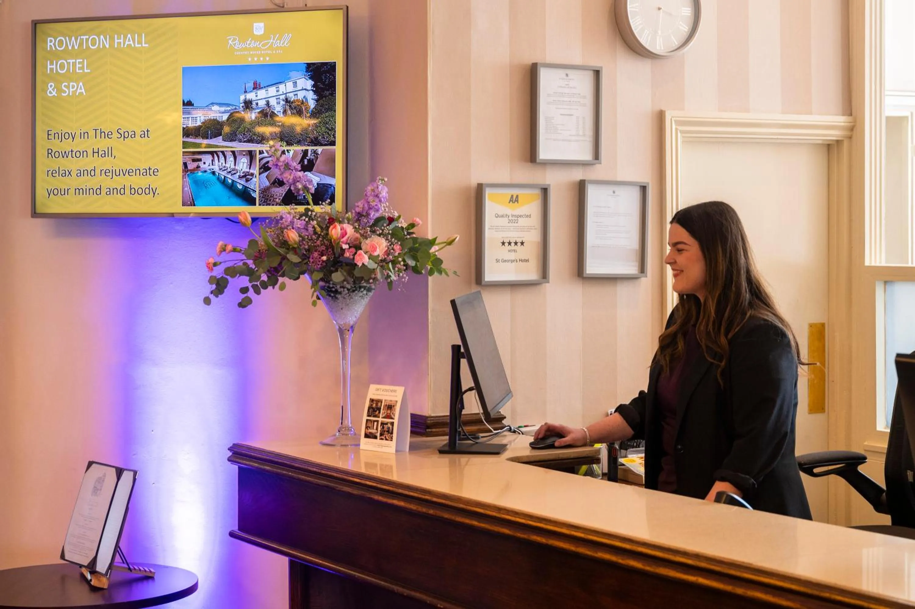 Lobby or reception in St George's Hotel - Llandudno