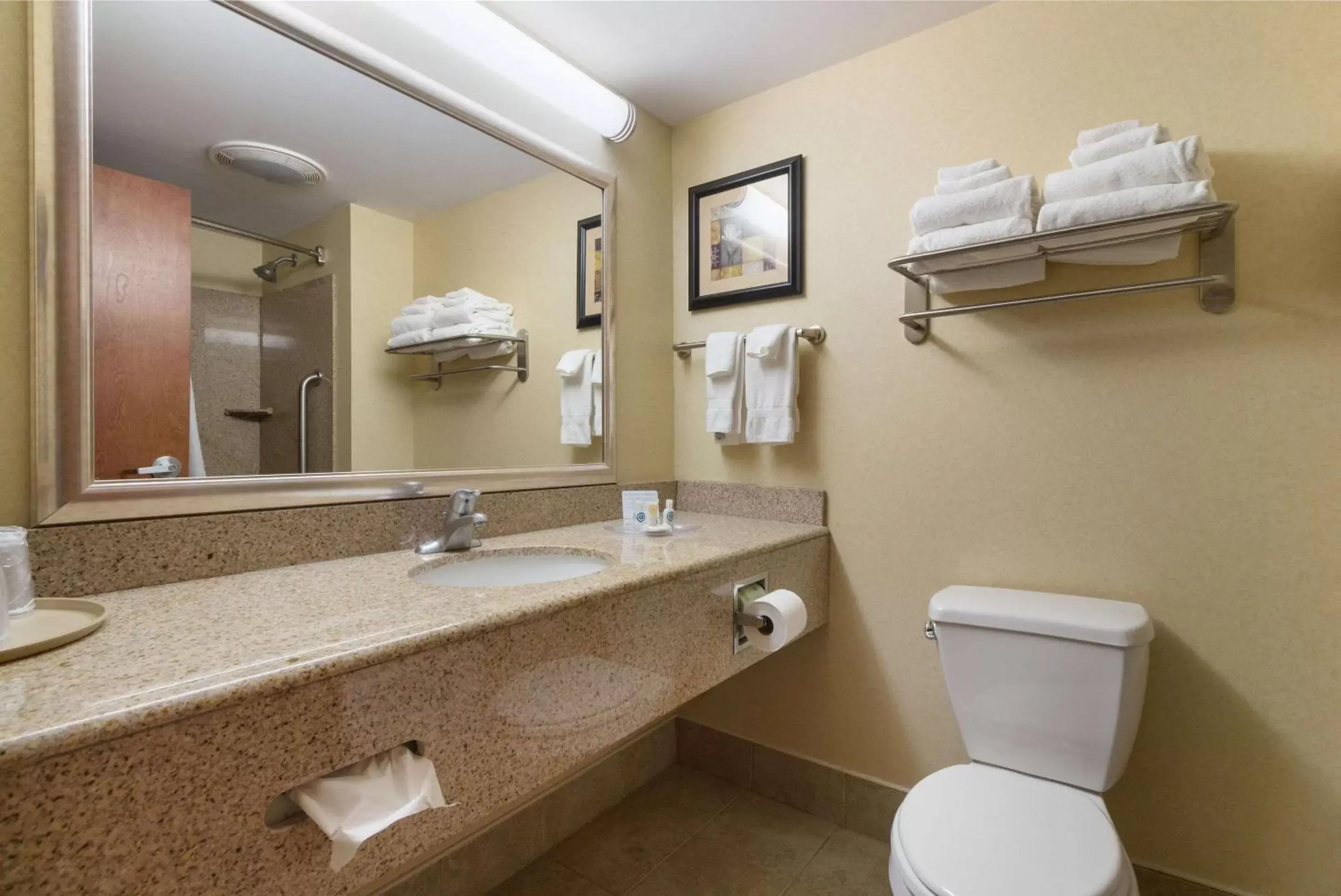 Photo of the whole room, Bathroom in Comfort Suites Near Gettysburg Battlefield Visitor Center