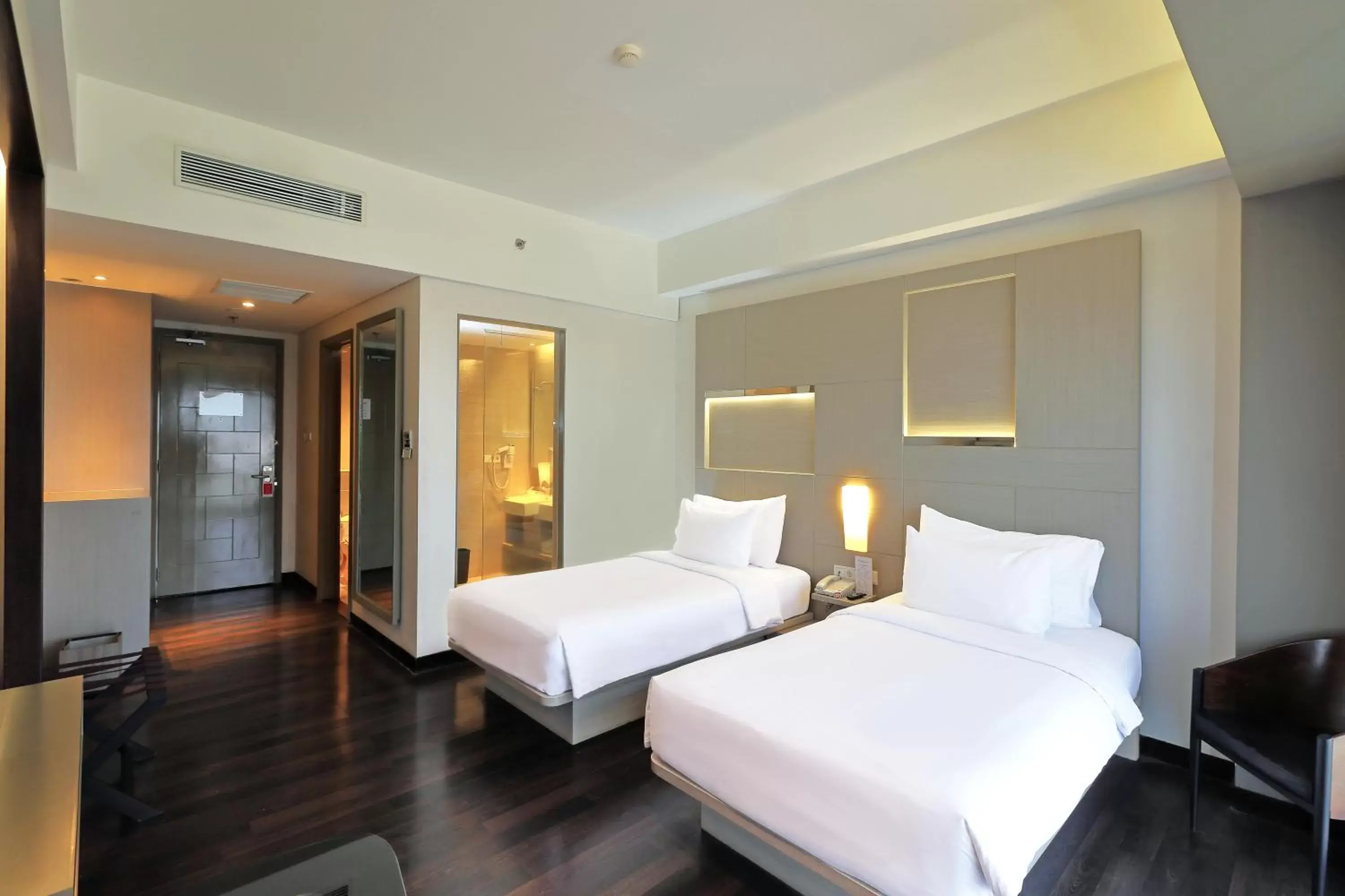 Bed in Swiss-Belhotel Cirebon