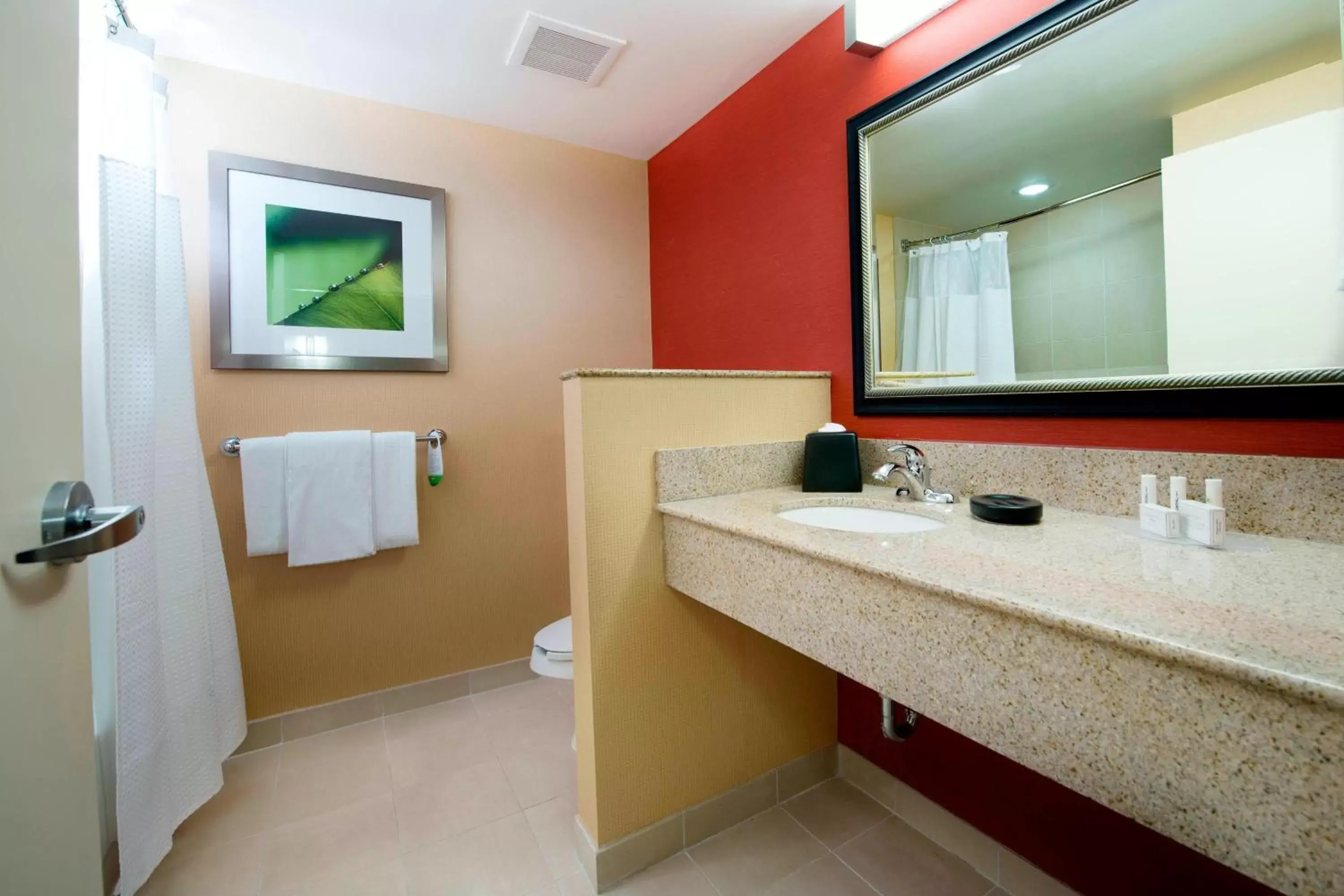 Bathroom in Courtyard by Marriott Mississauga-Airport Corporate Centre West