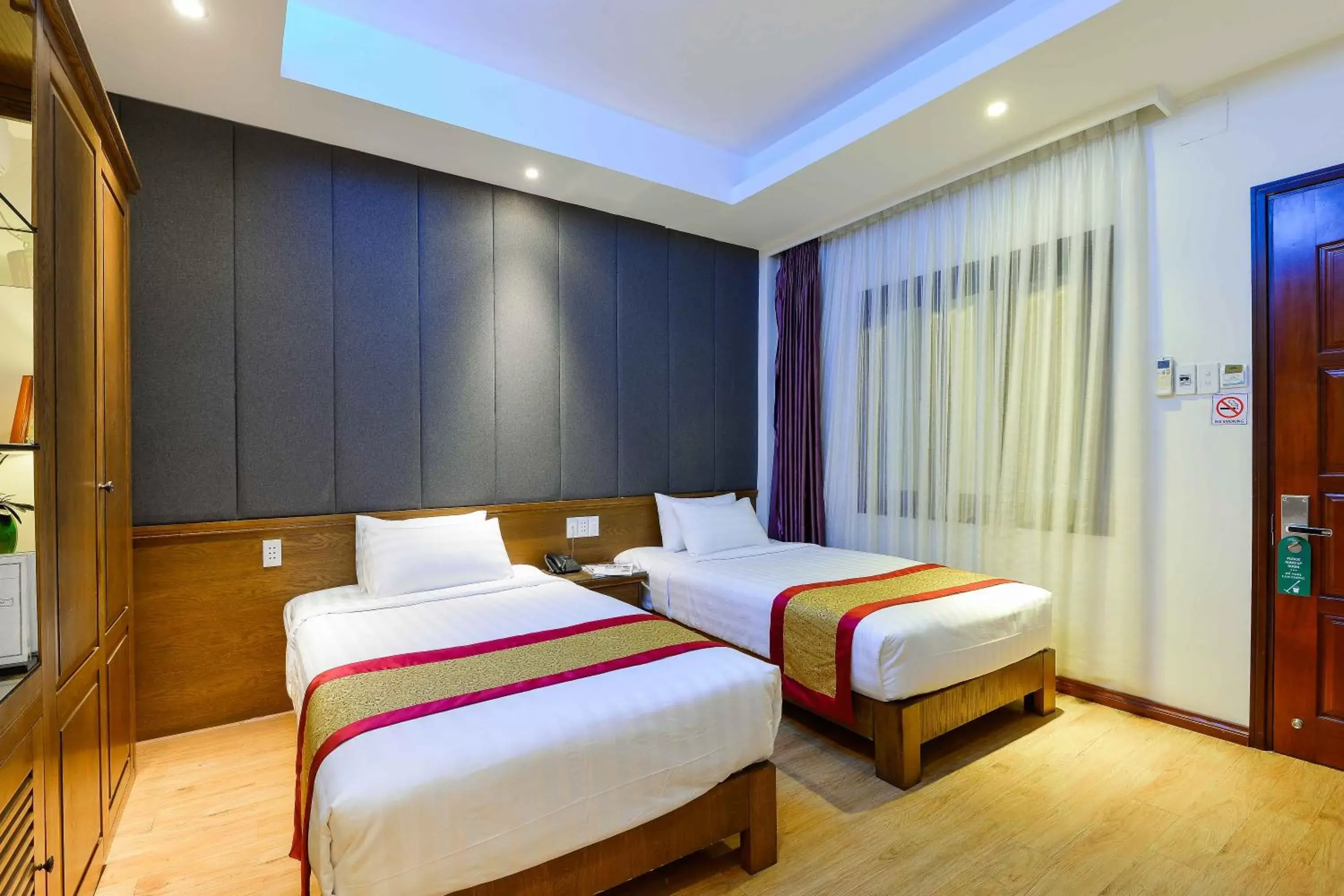 Bed in Saigonciti Hotel A