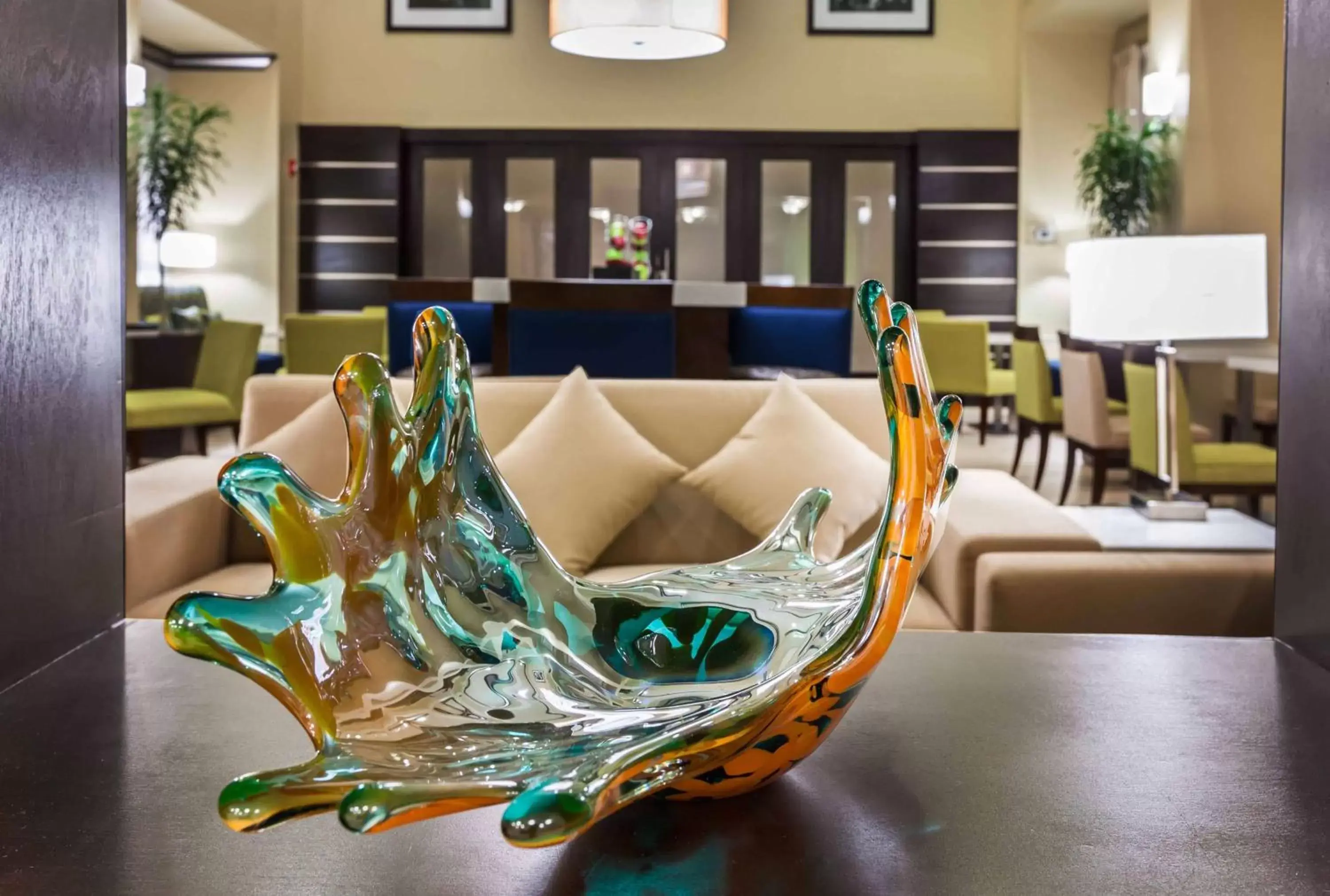 Lobby or reception, Restaurant/Places to Eat in Hampton Inn and Suites Lake Jackson-Clute