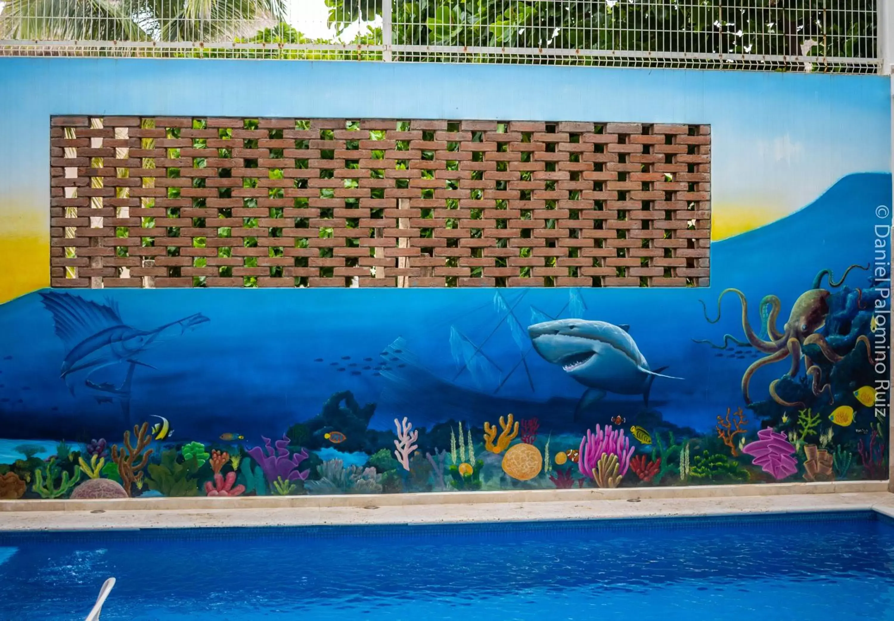 Swimming Pool in Hotel Casa Pridda