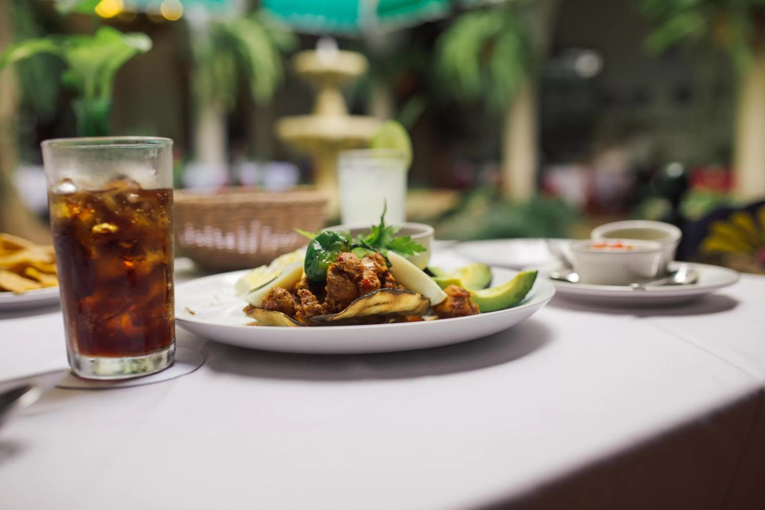Food close-up in Hotel Meson del Marques