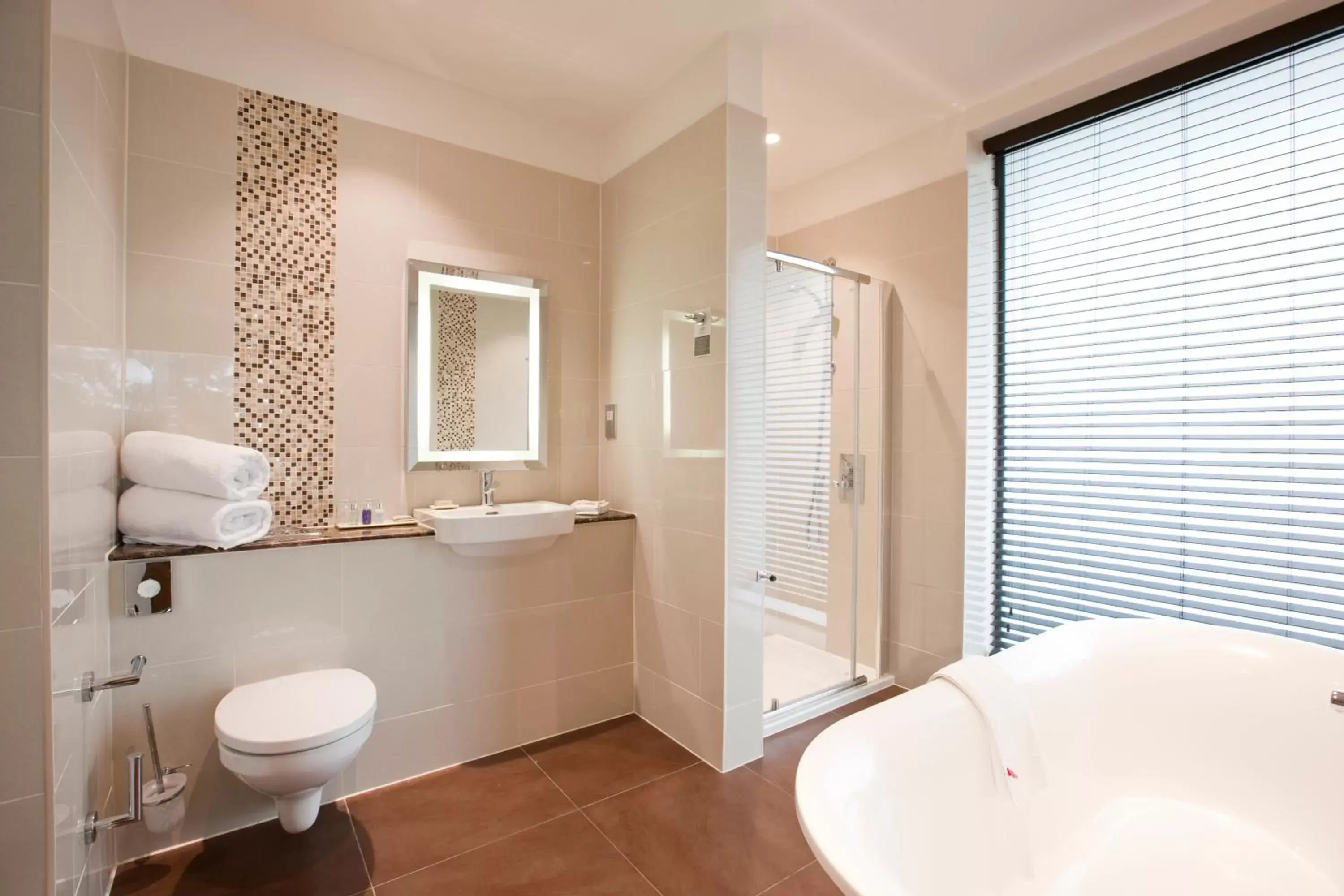 Bathroom in Wivenhoe House Hotel